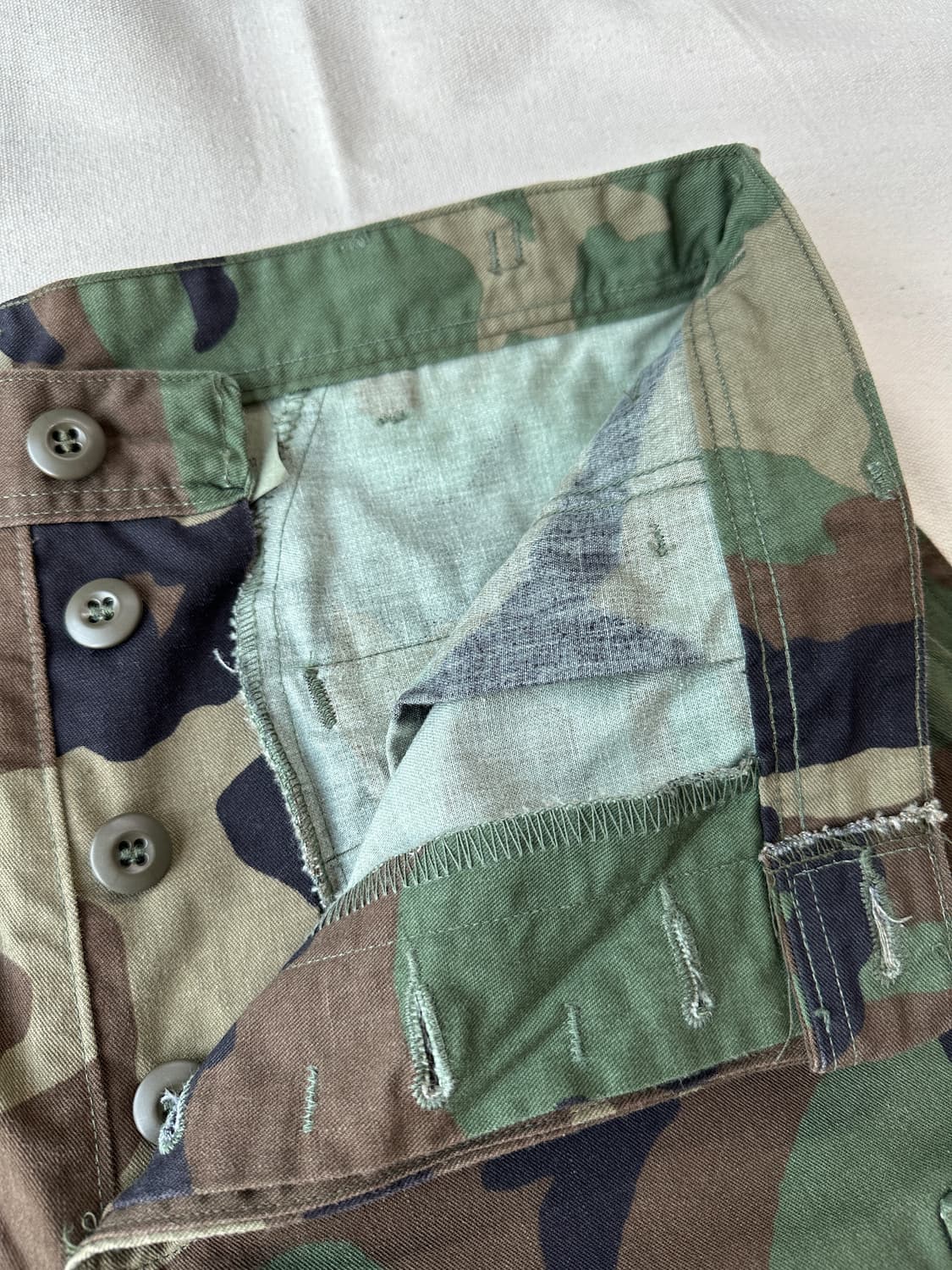 미군 우드랜드 BDU 팬츠 트윌 90s Medium/Short 상품이미지4