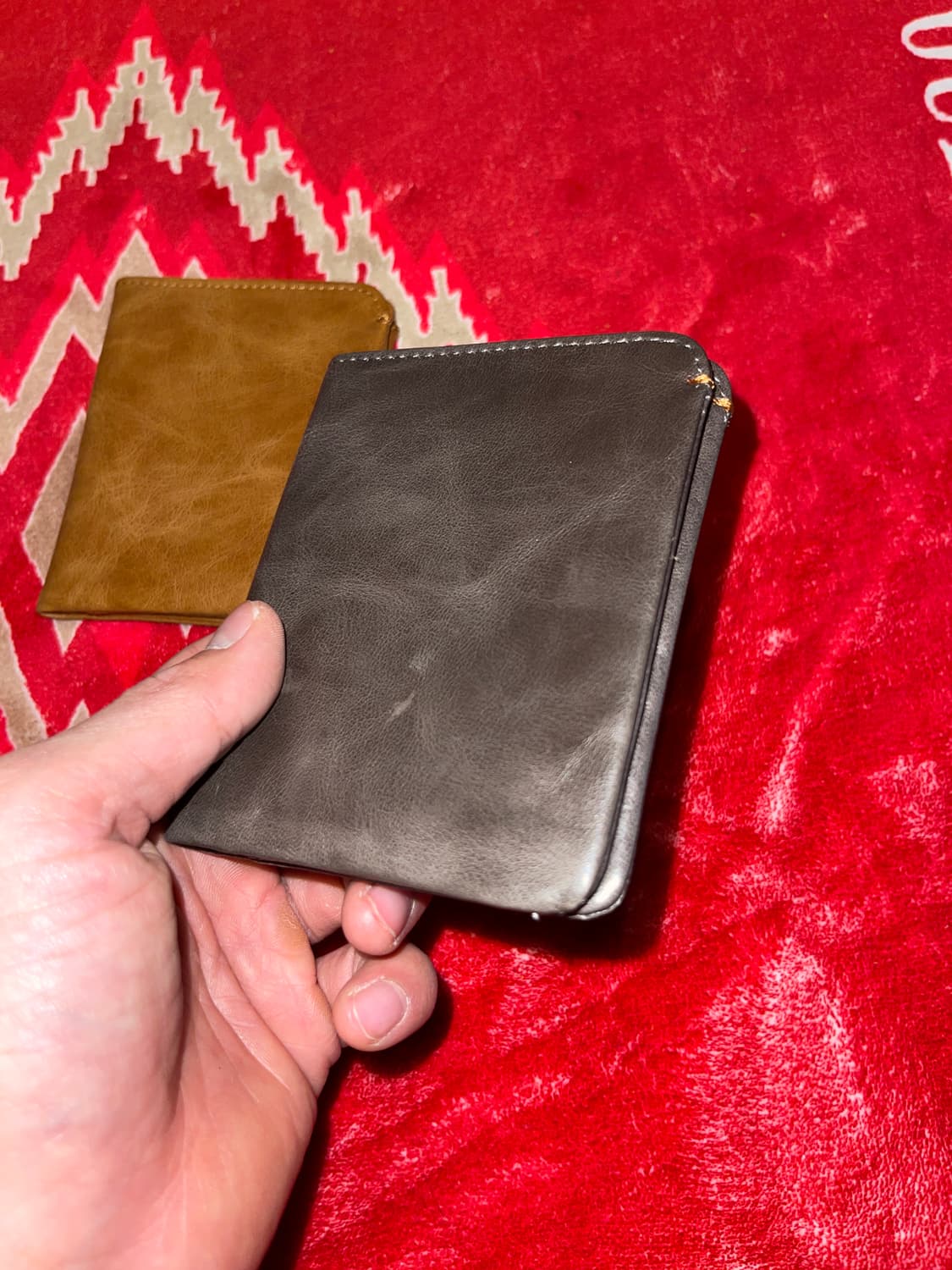 소가죽 빈티지 반지갑 상품이미지6