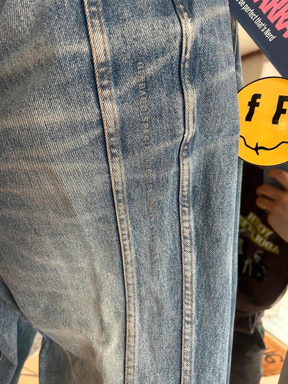 80,90‘s 마리떼프랑소와저버 데님팬츠 상품이미지3