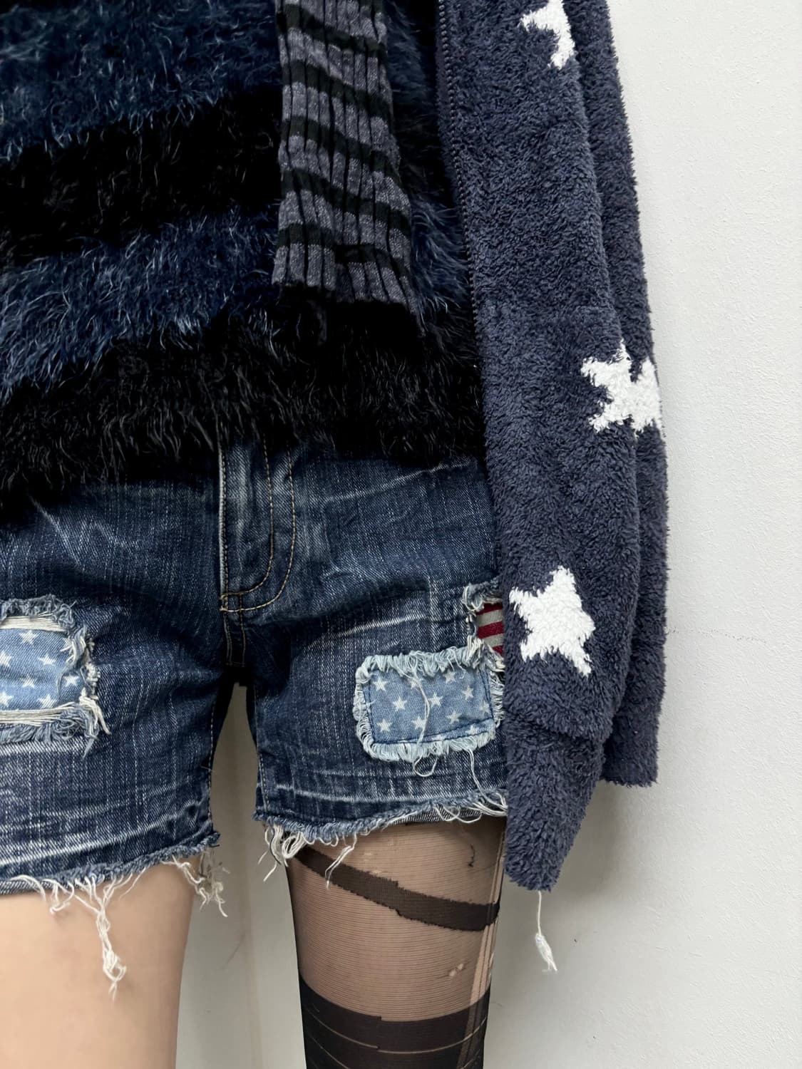 Star&Old Glory Design Kitsch Short Pants 상품이미지3