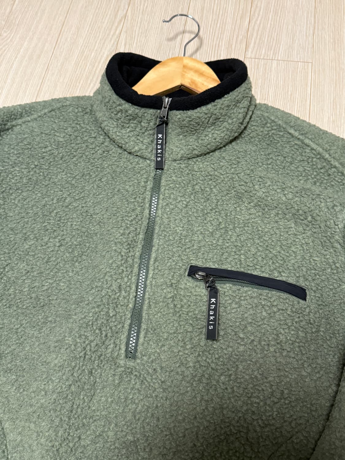Khakis 카키스 쉐르파 플리스 풀오버 하프집업 반집업 xs 상품이미지2