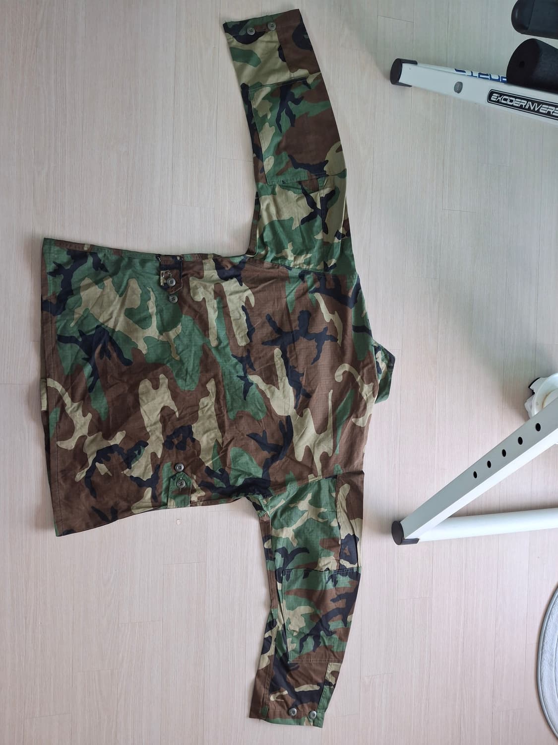 미군 밀리터리 우드랜드 카모 립스탐 상의 M-R 상품이미지2