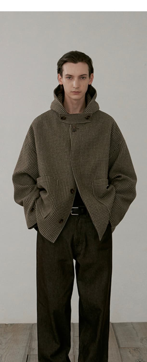 라퍼지스토어 후드 하프코트 / 남성 코트 / 남자 자켓  상품이미지1