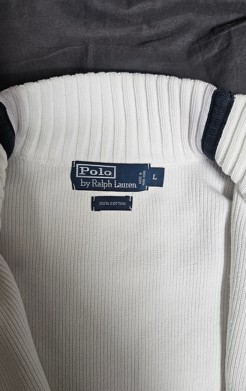 폴로 화이트 트랙 져지탑 L 상품이미지6
