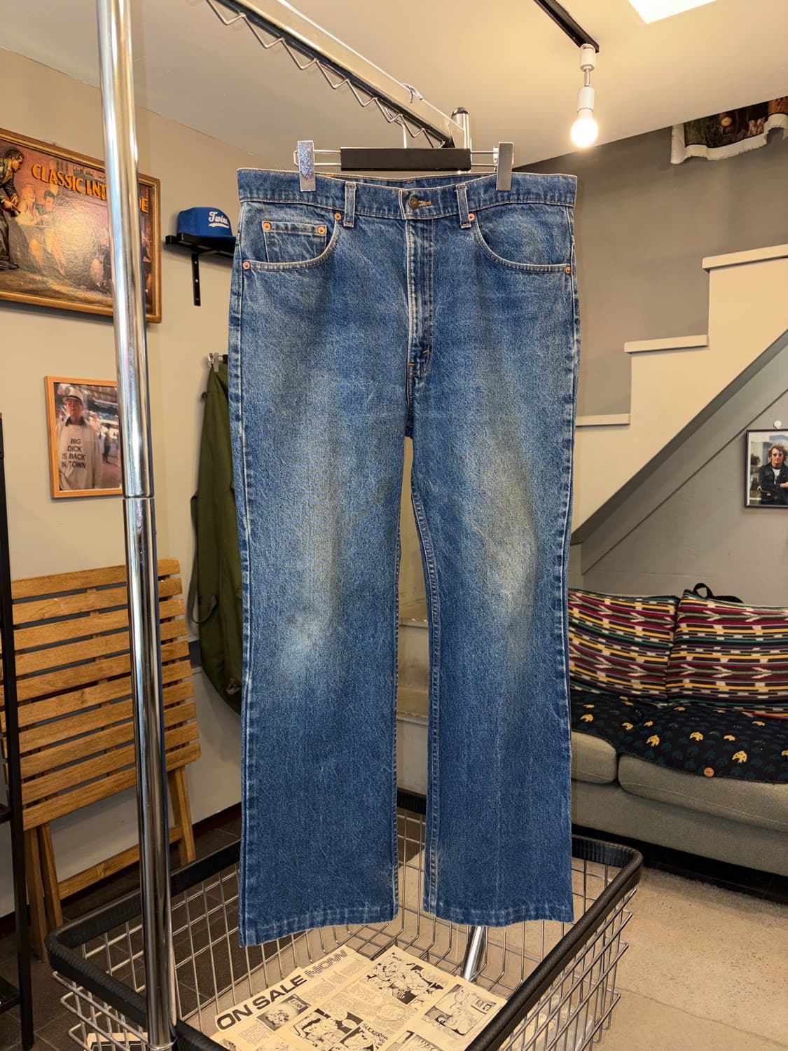 90’s Levi’s 517 USA flare denim pants  상품이미지4