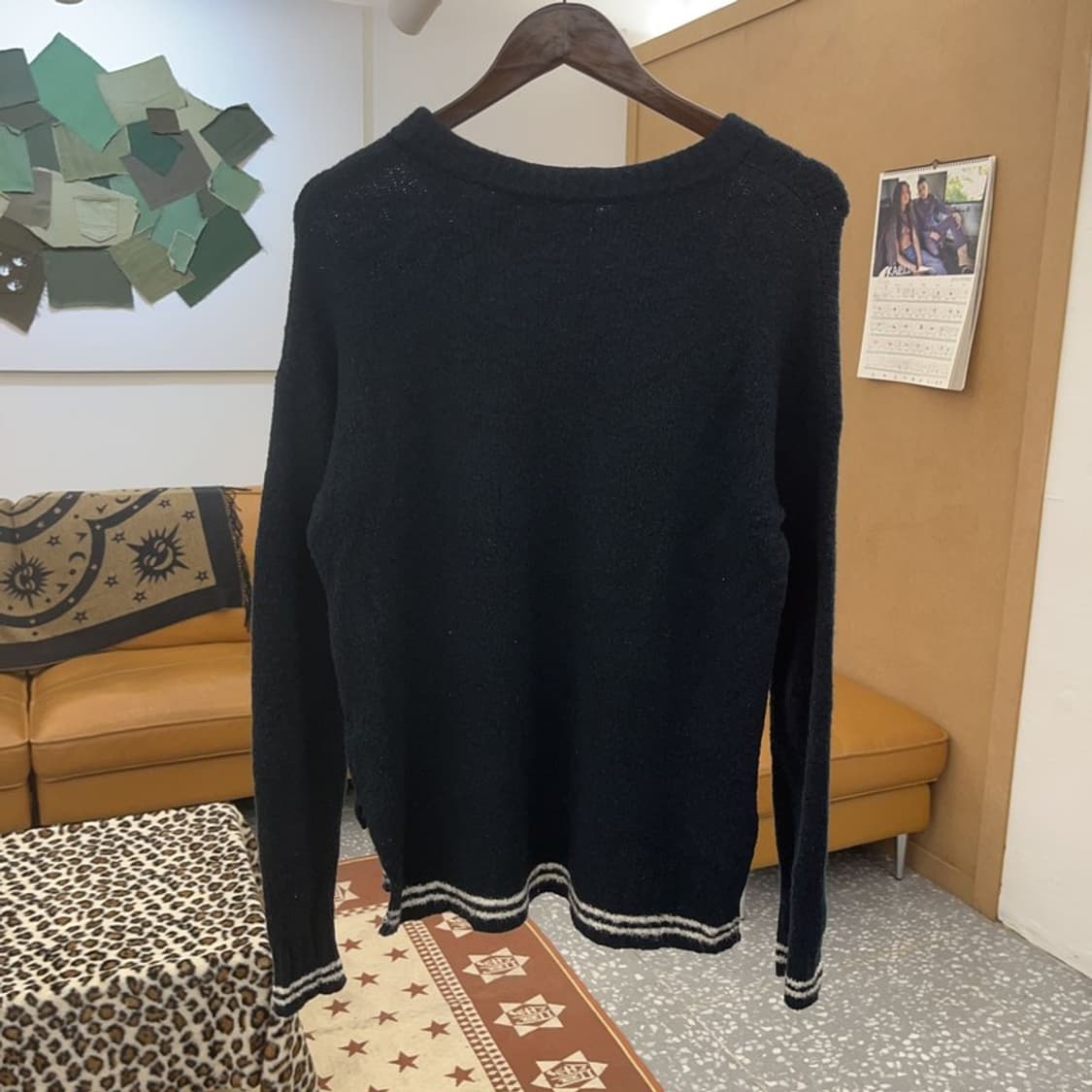 아베크롬비 올드스쿨 레트로 Y2K 여리 빅로고 니트 90 C09672 상품이미지4