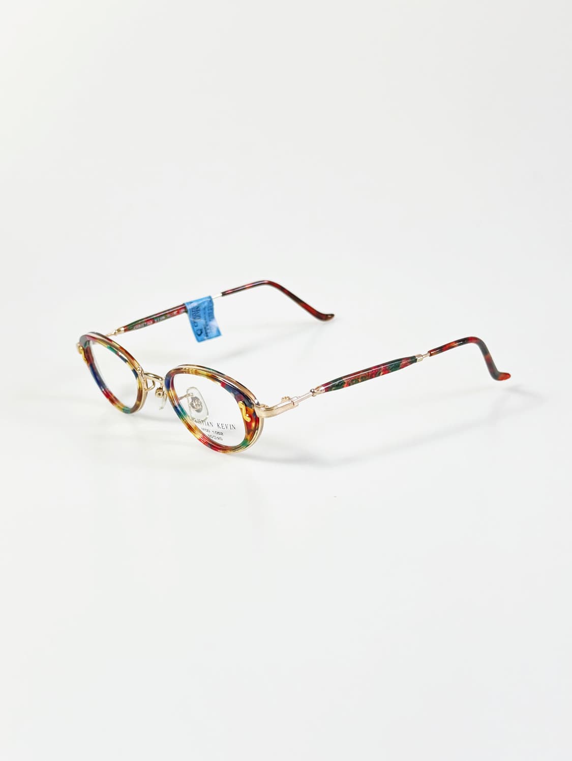 90s CHRISTIAN KEVIN 콤보 오벌 메탈 빈티지 안경 상품이미지3
