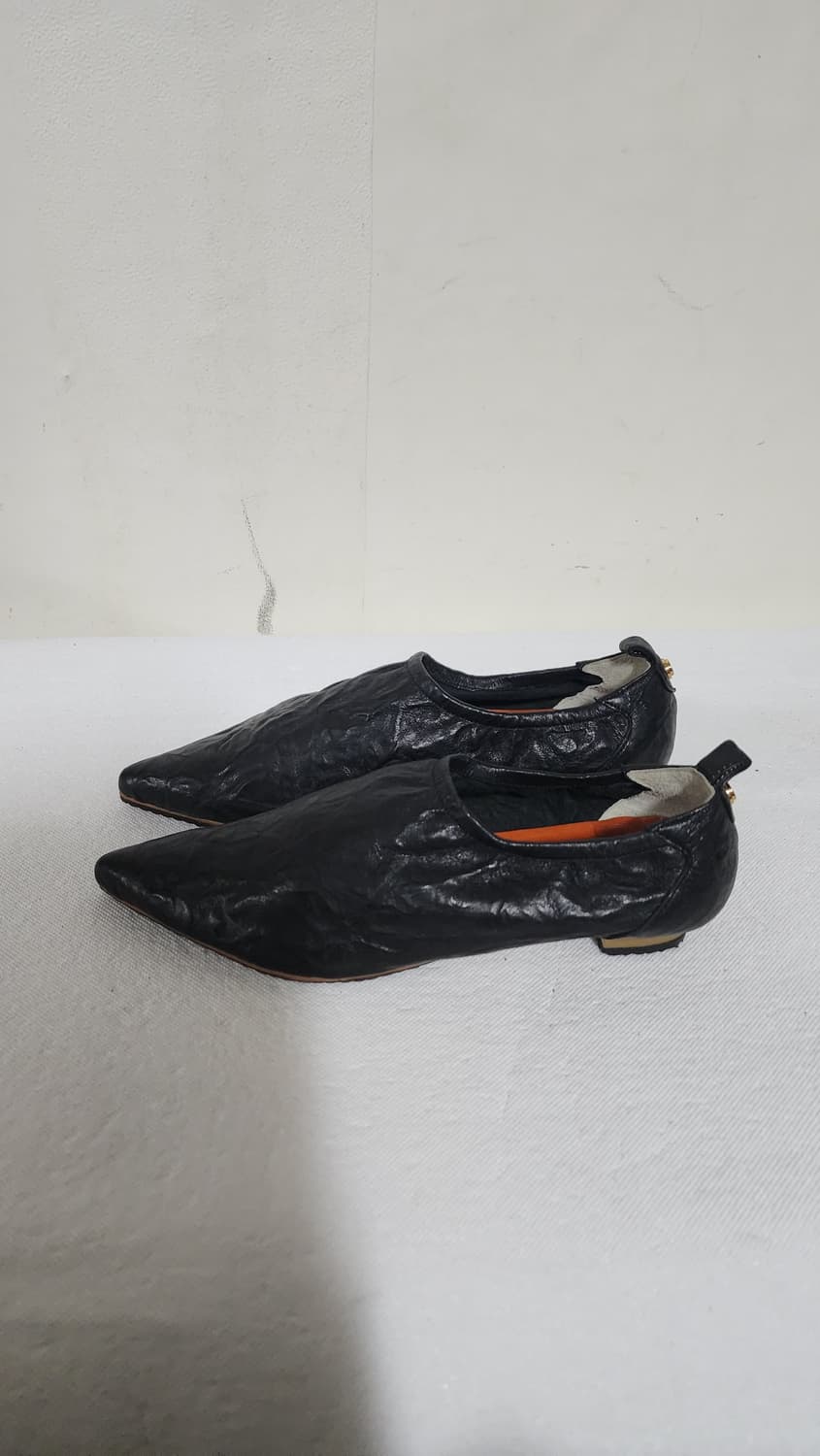 베로니카 포 런던 가죽 플랫 로퍼 단화 슬리퍼 상품이미지1