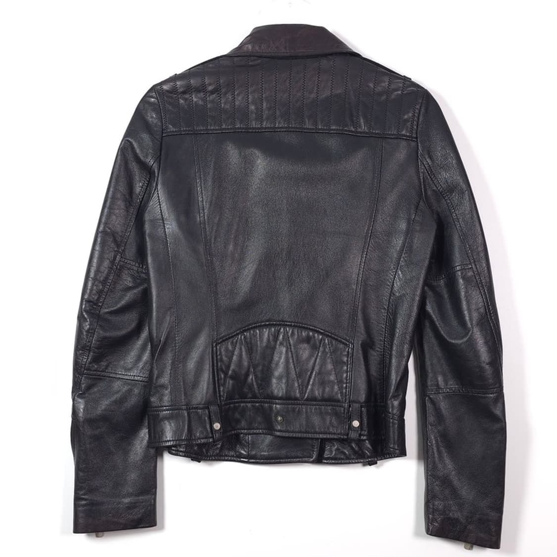 지컷 천연 양가죽 리얼 레더 라이더 자켓  55 상품이미지5