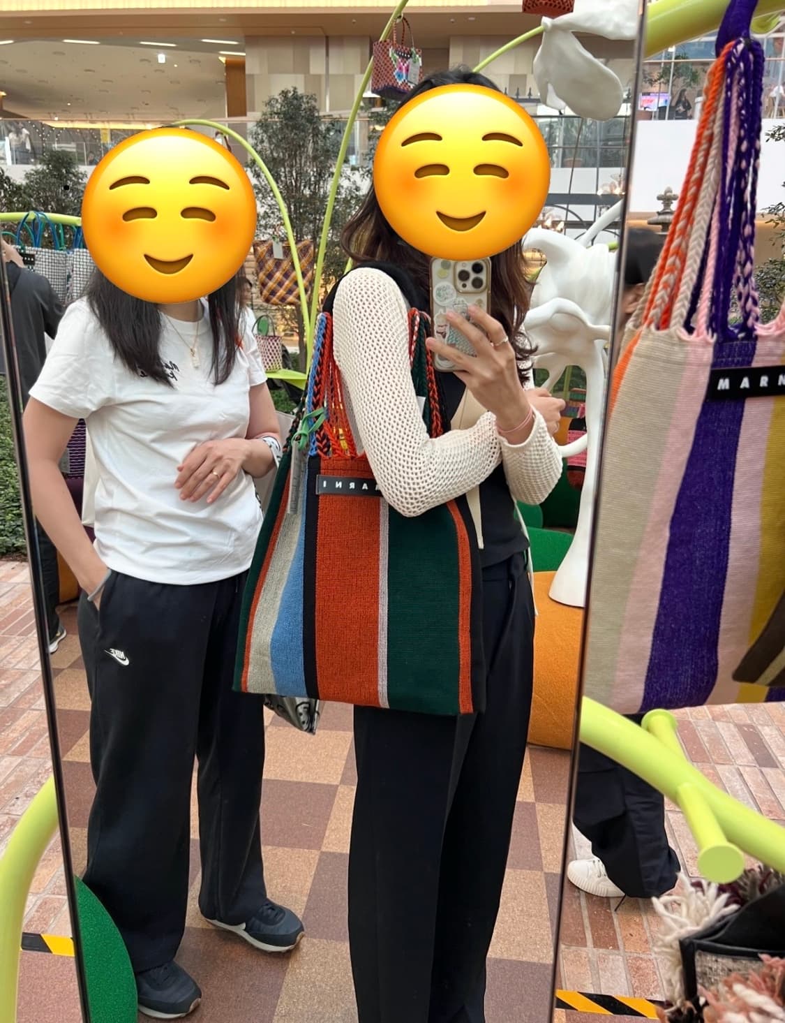 마르니 스트라이프 니트 숄더백 상품이미지10