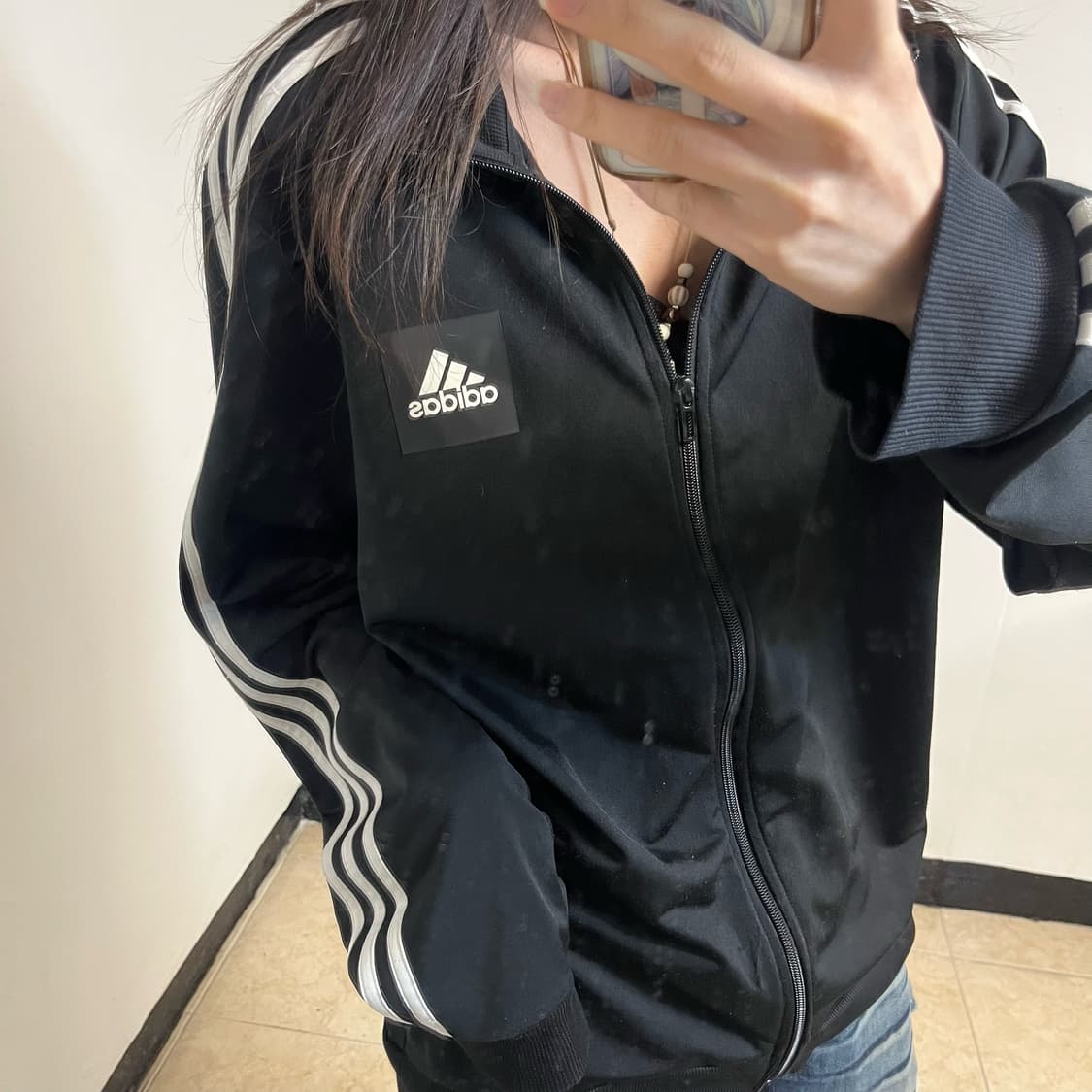 Adidas Black Track Jacket 상품이미지3