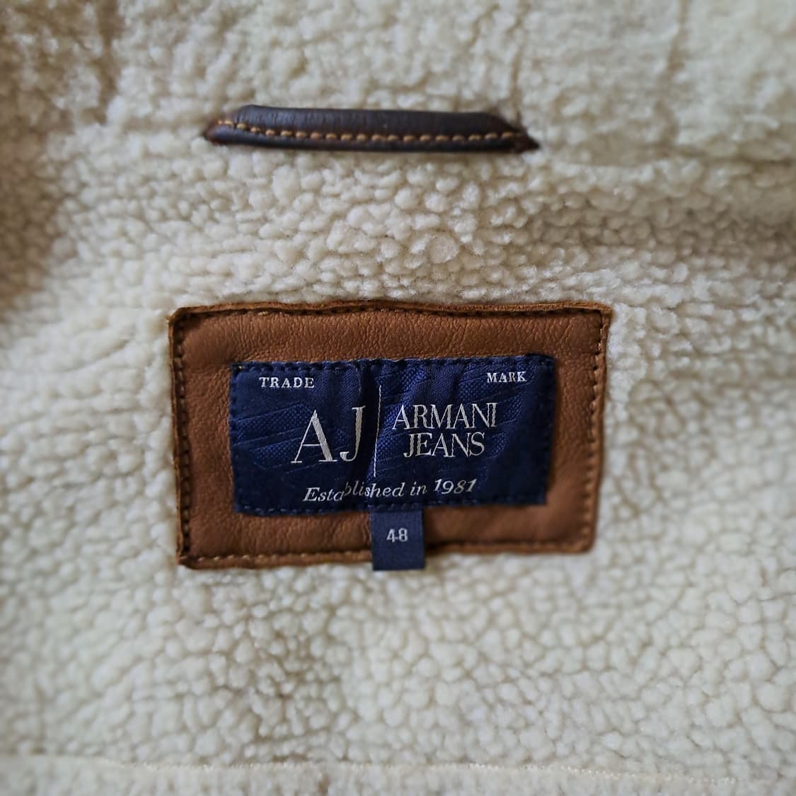 (택포) 아르마니진 고트스킨 후드 무스탕 48 B813 상품이미지9