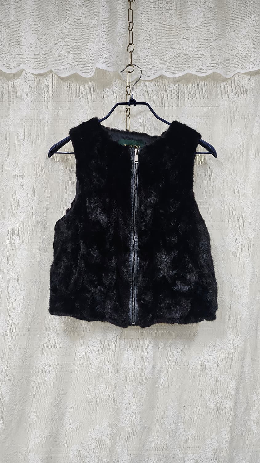 유로 밍크 조끼 베스트  상품이미지1