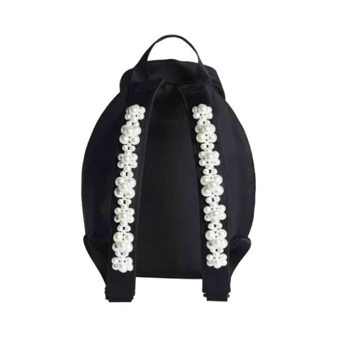 시몬 로샤 비디드 레이스업 밀리터리 백팩 블랙 펄 상품이미지2