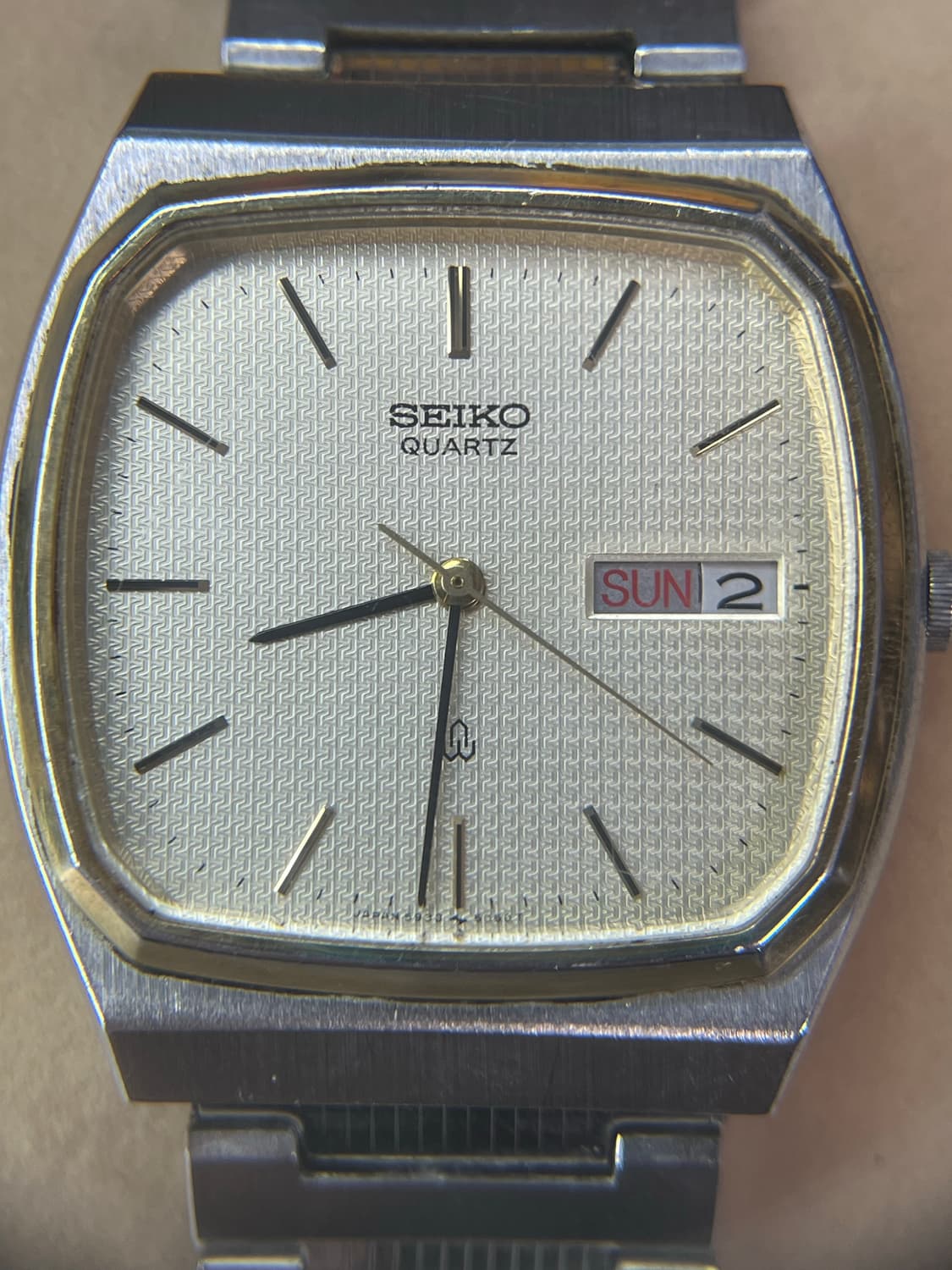 세이코 5933-5040 골드 로프 다이얼 쿼츠 상품이미지2