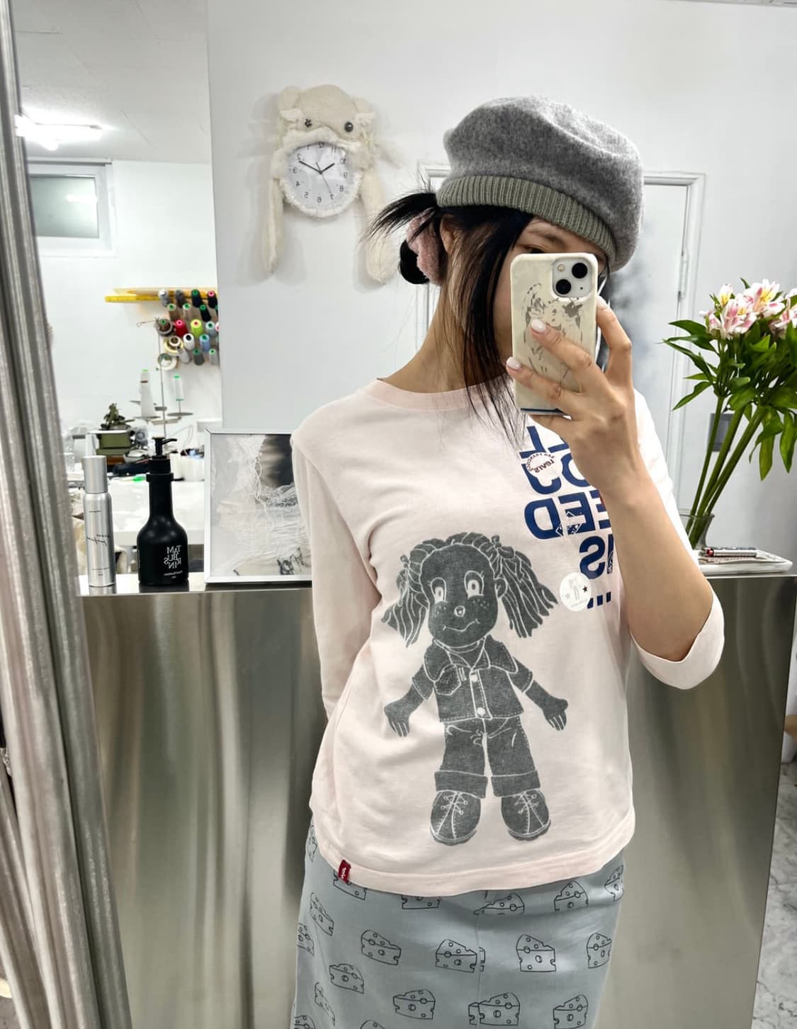 리바이스 7부 티셔츠 상품이미지1