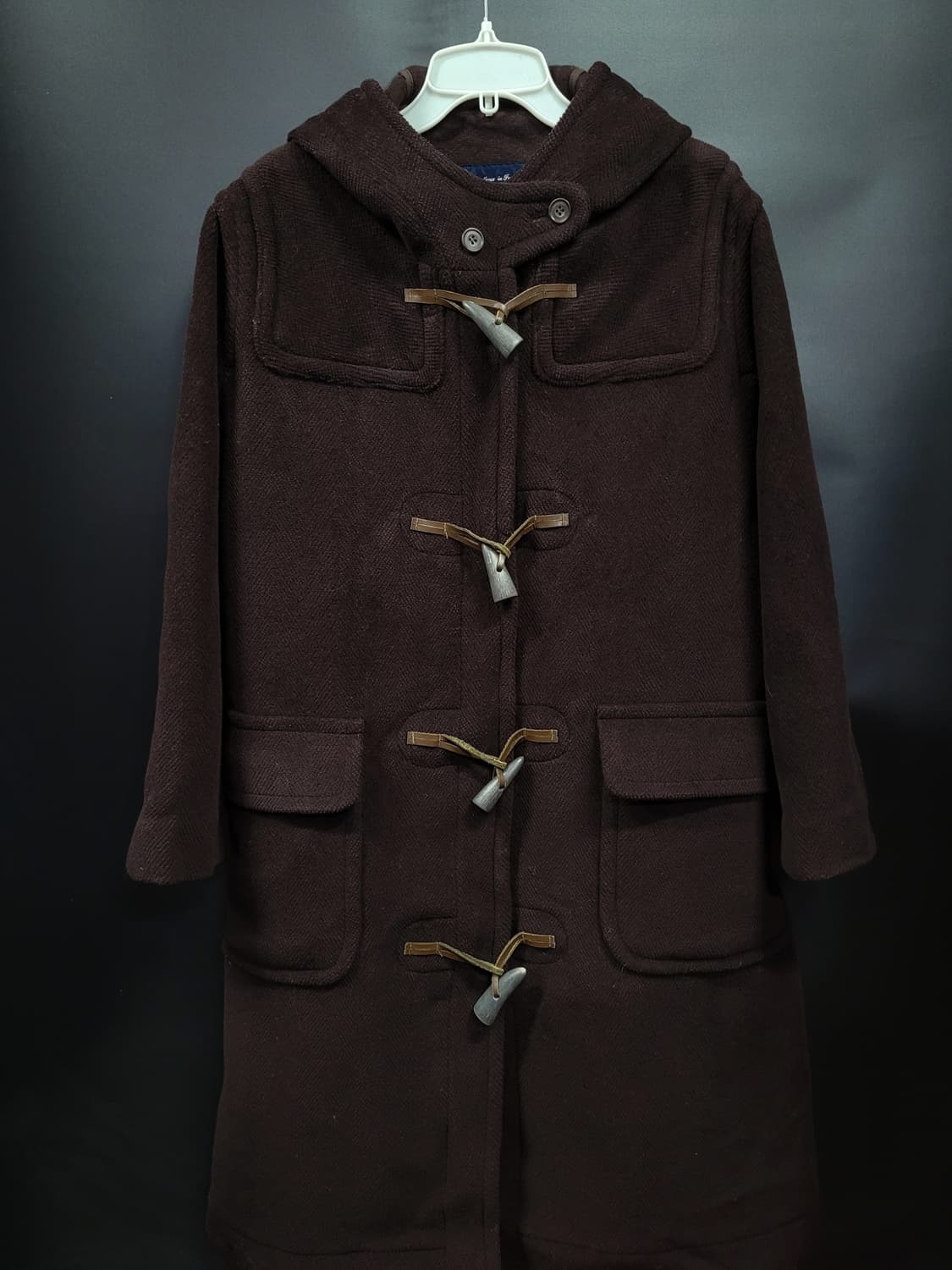 IVE LEAGUERS CLUB 잉글랜드 떡볶이 더블 후드 울코트  상품이미지1