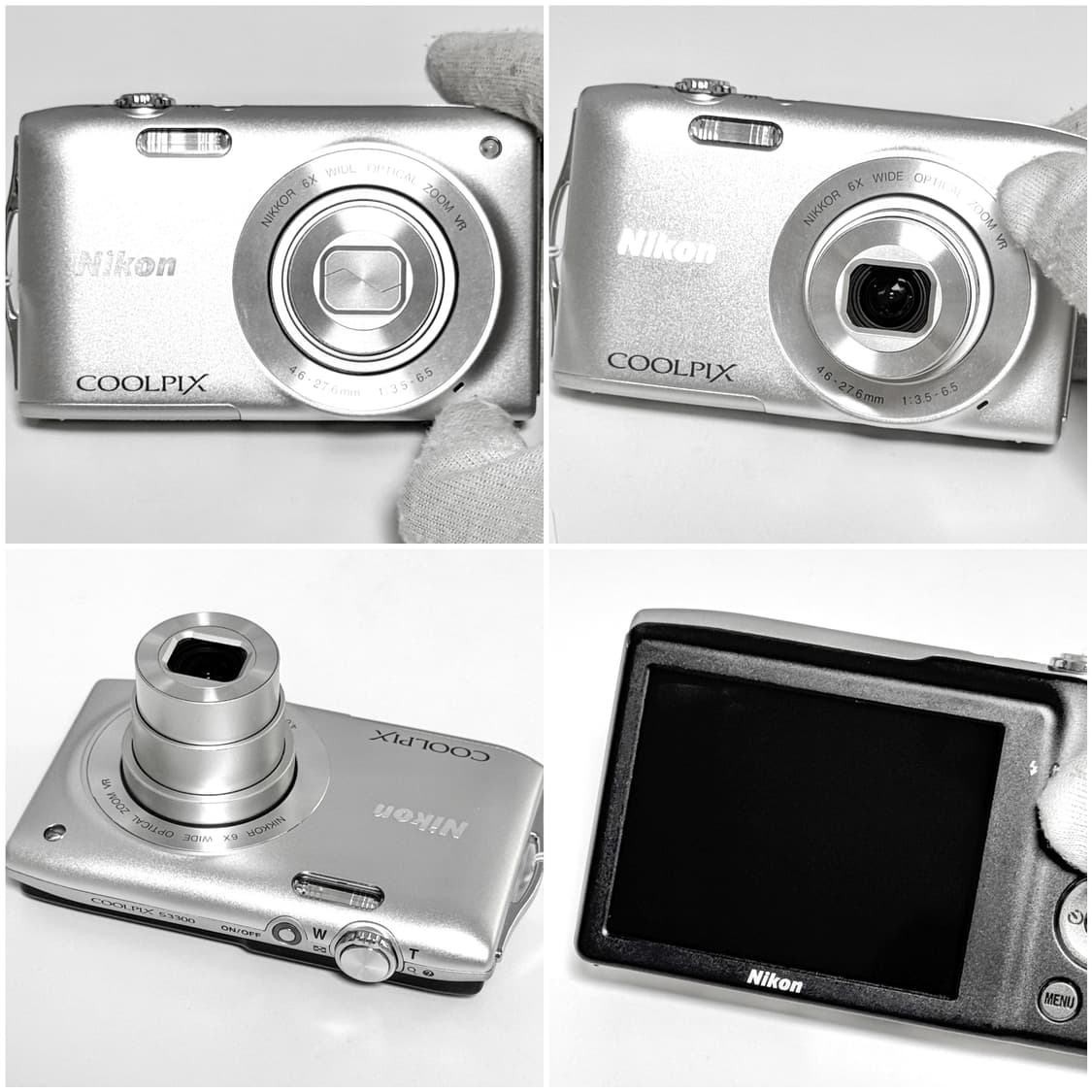 니콘 쿨픽스 S3300 실버 빈티지디카 상품이미지4