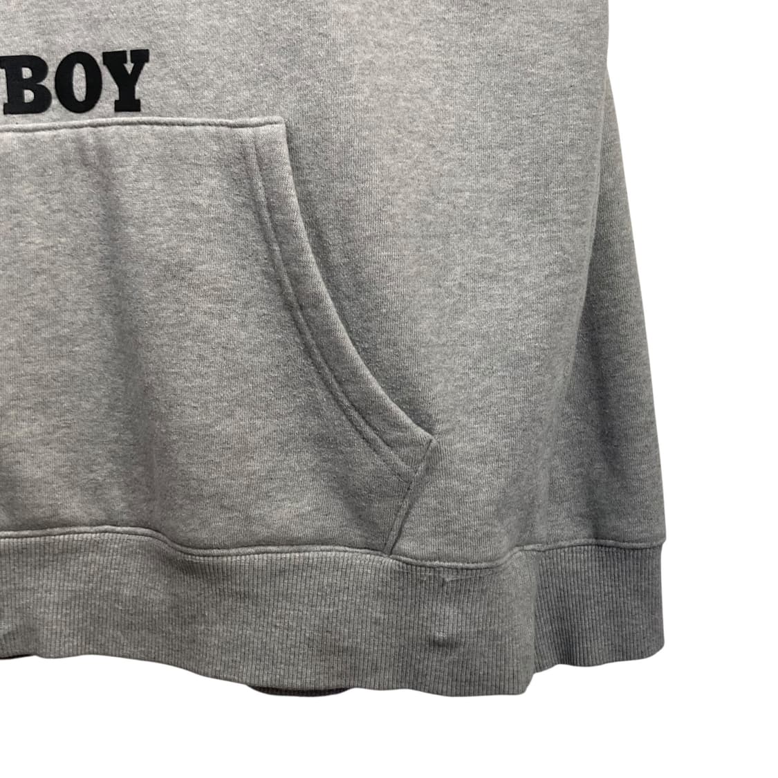 플레이 보이 빅로고 그레이 후드 상품이미지4