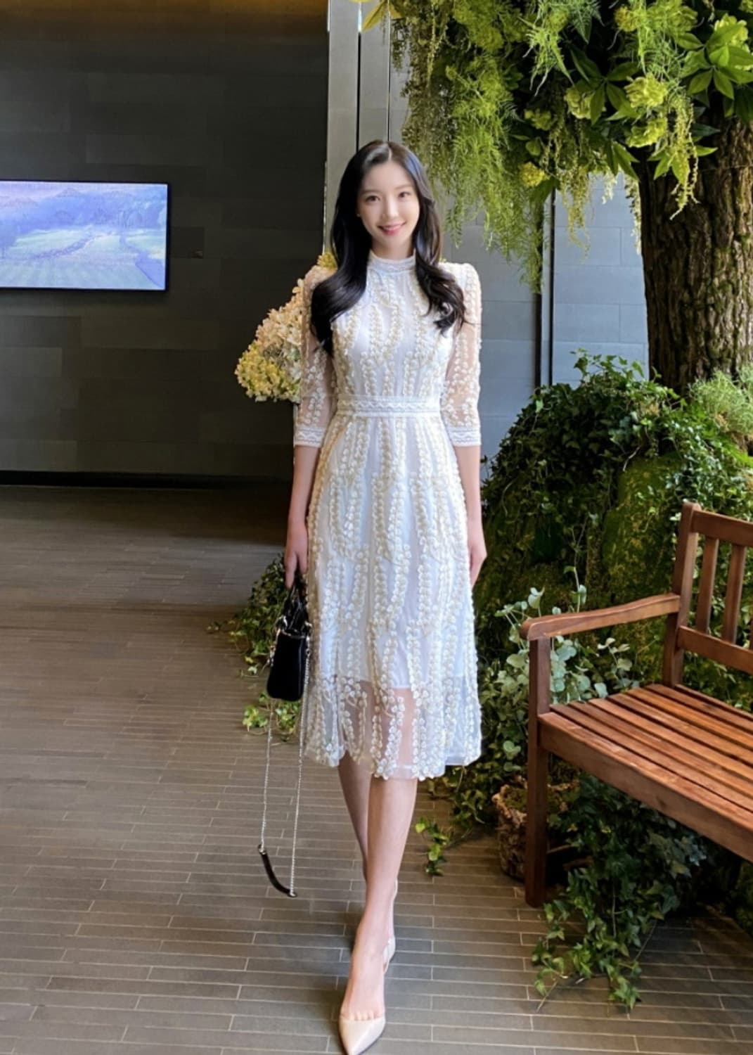 MARANT 레이스 자수 원피스 S사이즈 상품이미지3