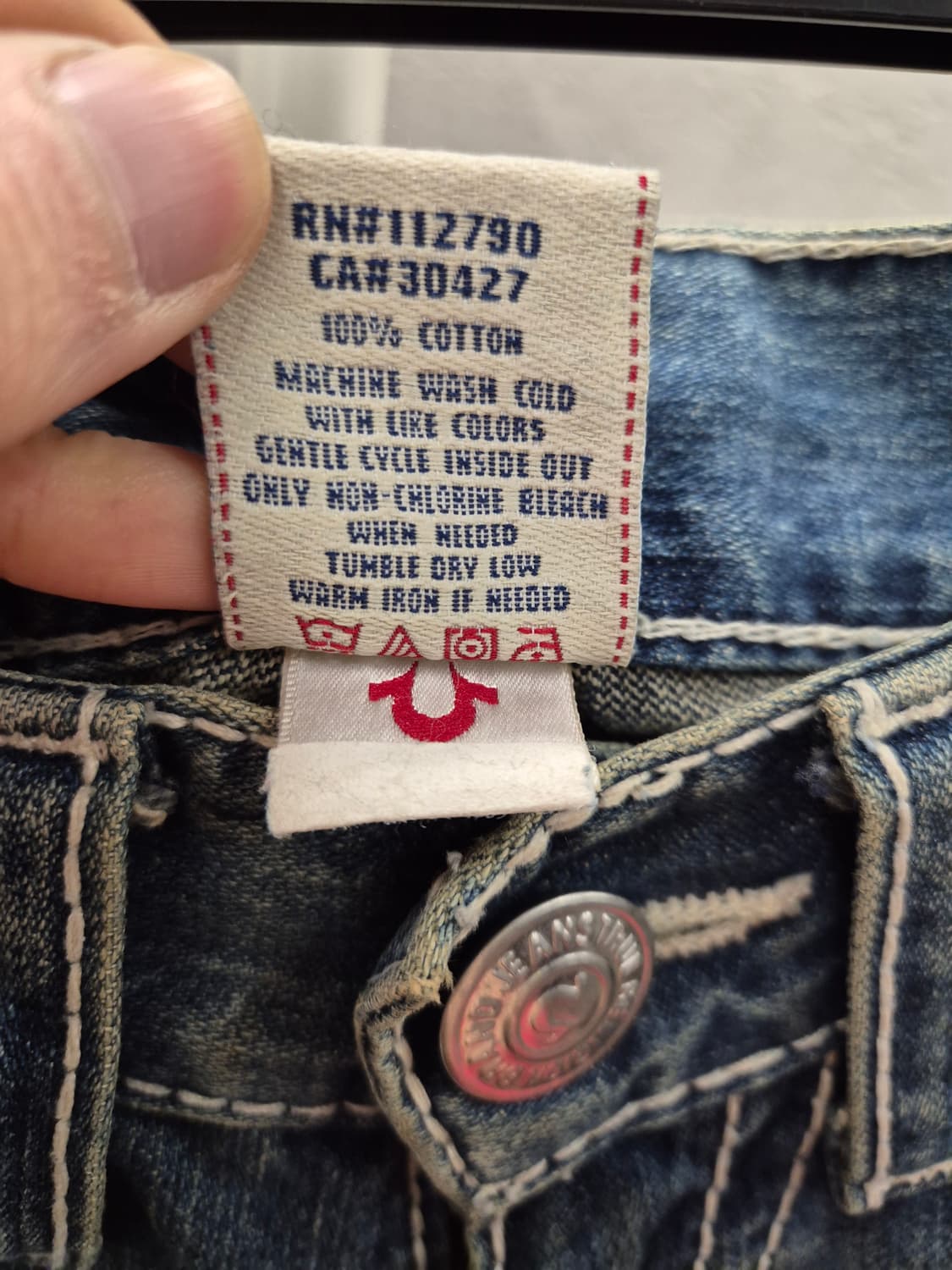 트루릴리전 레인보우 빌리 청바지 28 상품이미지8