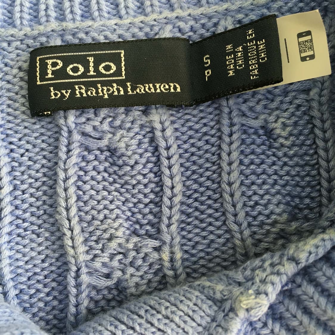 폴로 랄프로렌 신형 큐알택 케이블 걸즈 니트 가디건(S) 상품이미지7