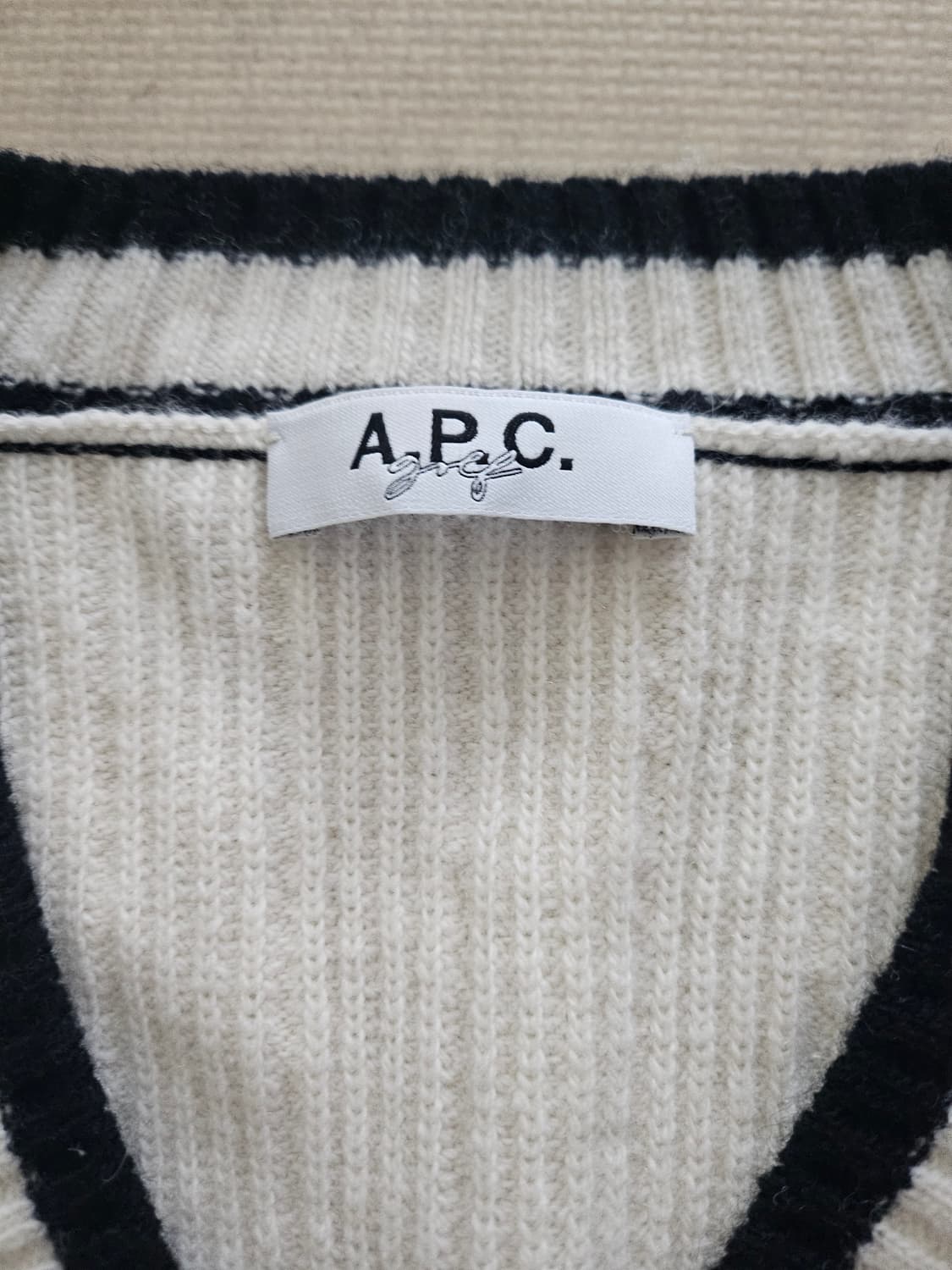 A.P.C.골프니트울조끼 상품이미지3