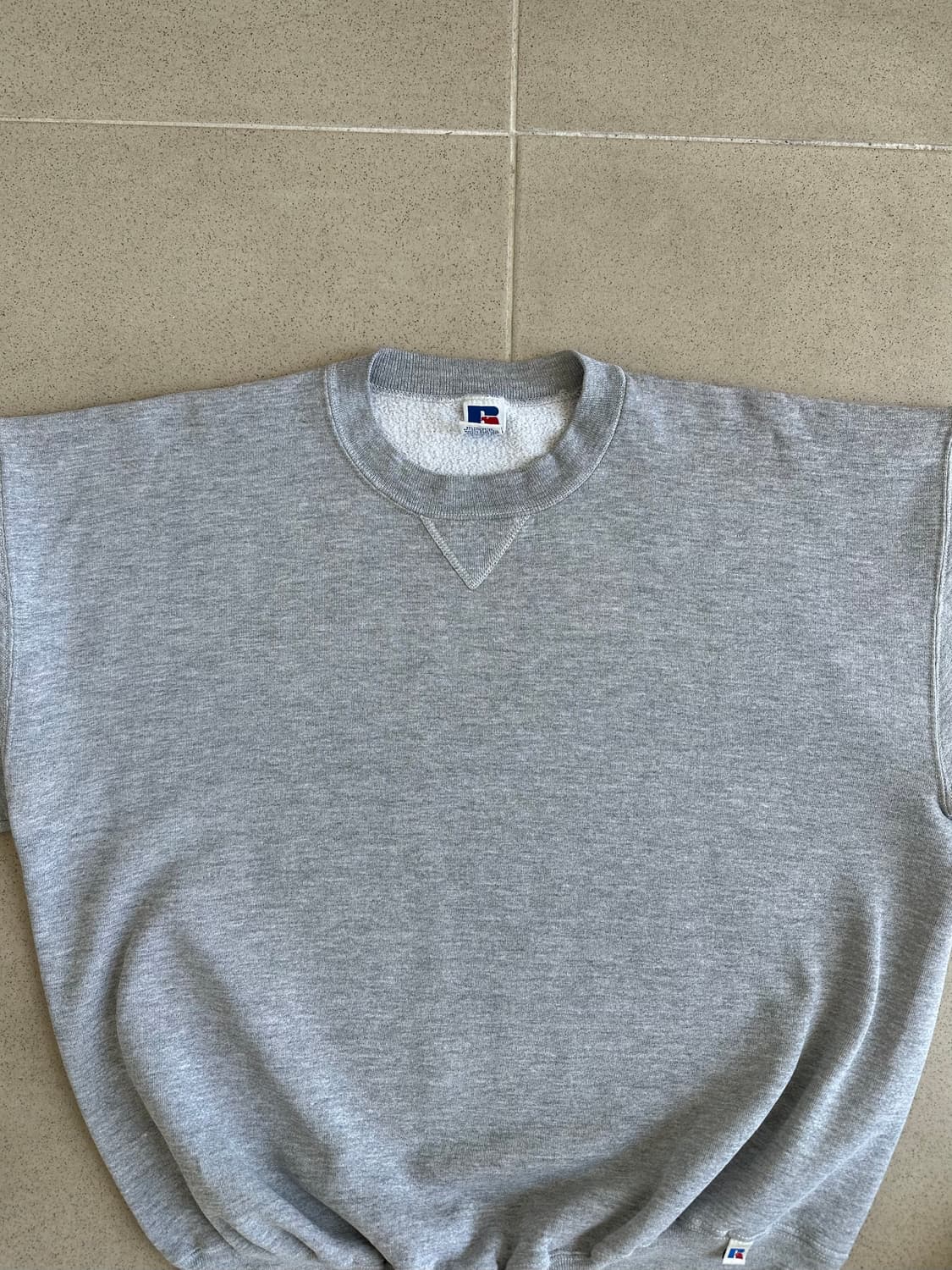 90s 빈티지 러셀 스웻셔츠 그레이 XL USA 상품이미지4