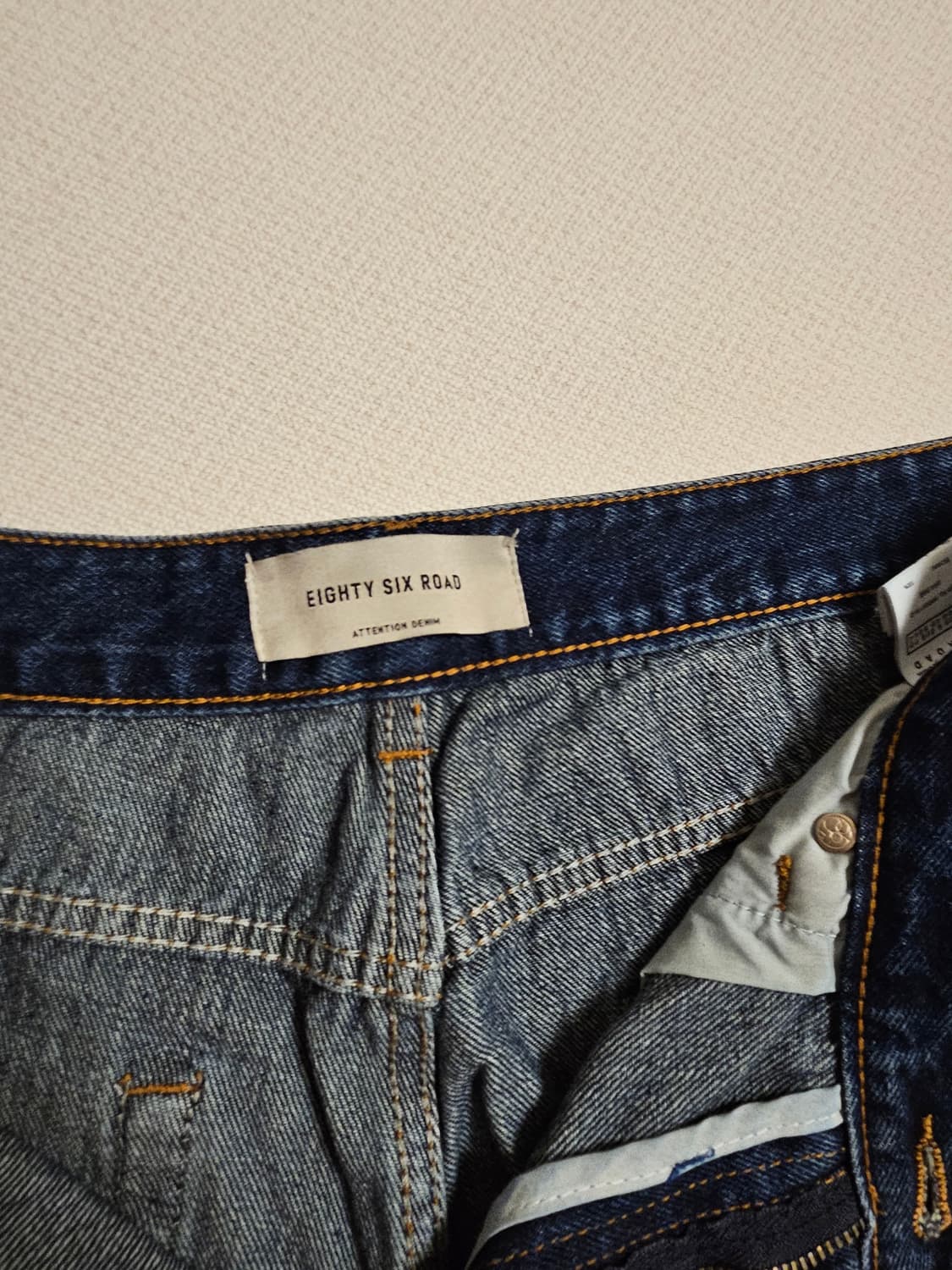 86로드 DEEPEST BLUE ROAD / CROP STRAIGHT 상품이미지5