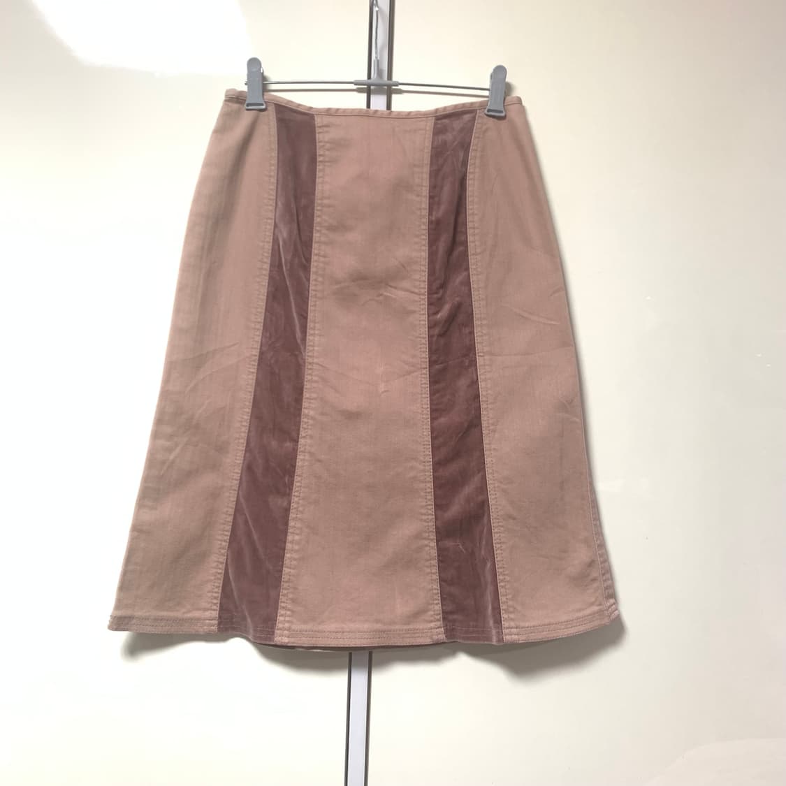 소니아리키엘 핑크벨벳라이닝 미디스커트 상품이미지3