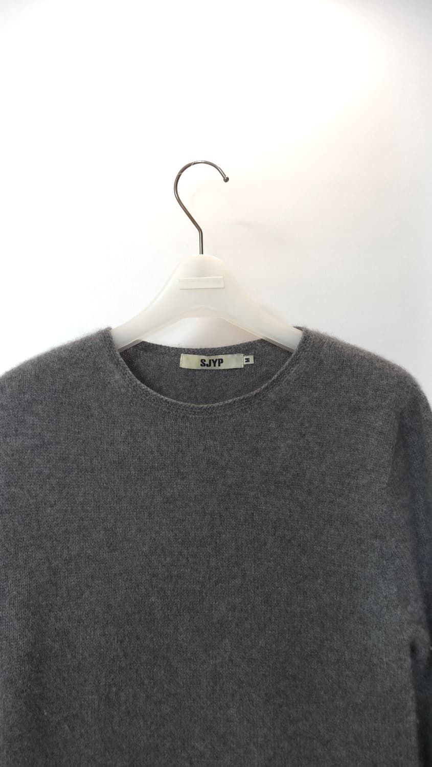 한섬 SJYP 2022 캐시미어100 라운드넥 니트 탑 M 사이즈 상품이미지2