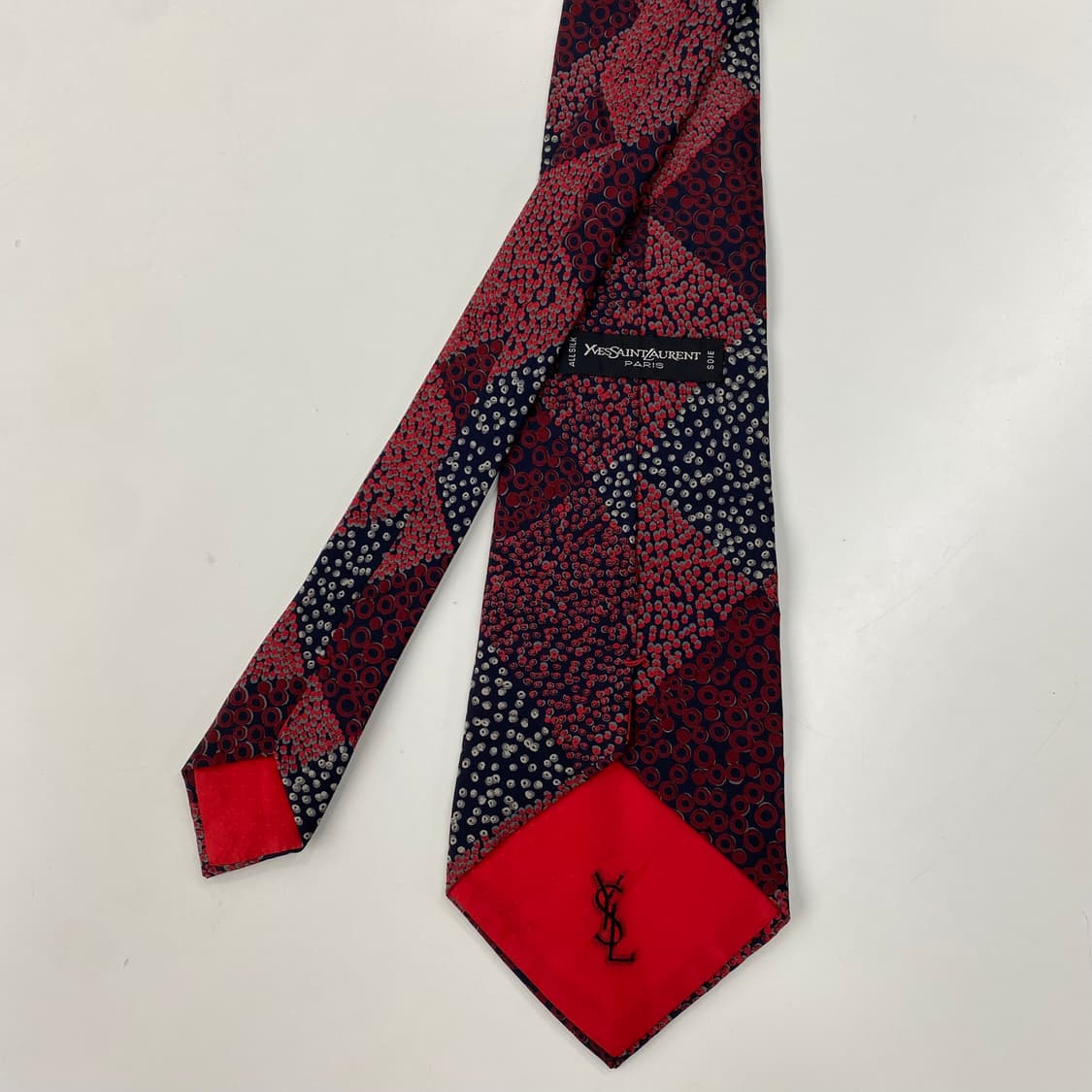 입생로랑(YSL) 명품 정품 넥타이 장폭 11.8cm 상품이미지3