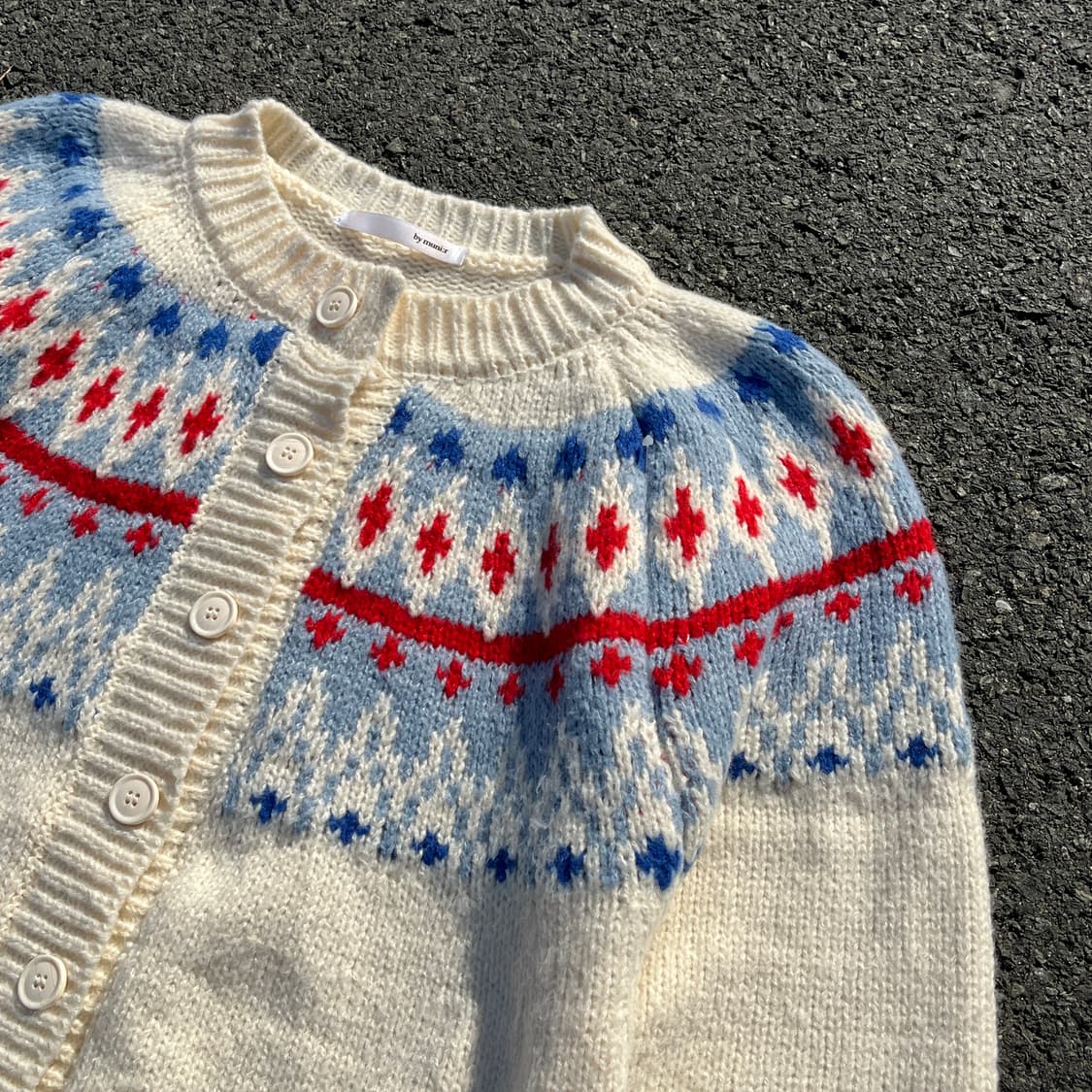 Muni:r Nordic pattern Cardigan 상품이미지5