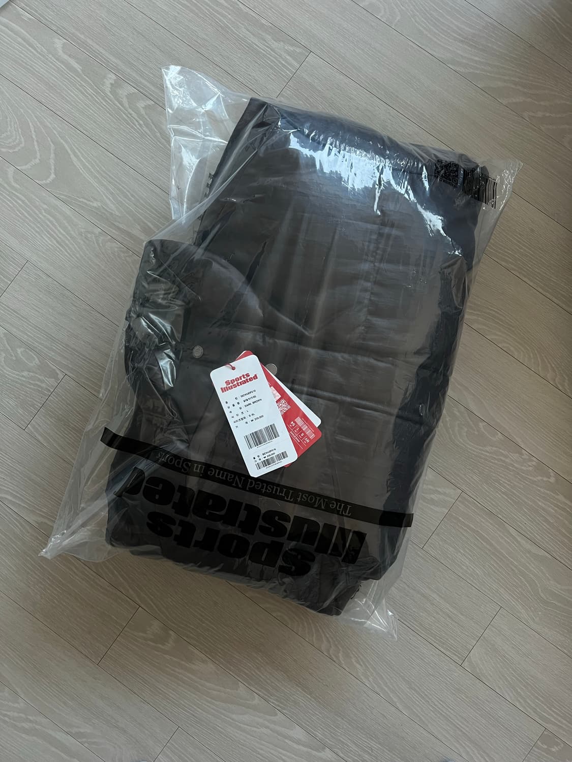 스포츠 일러스트레이티드 브라운 패딩 L 새상품 상품이미지7