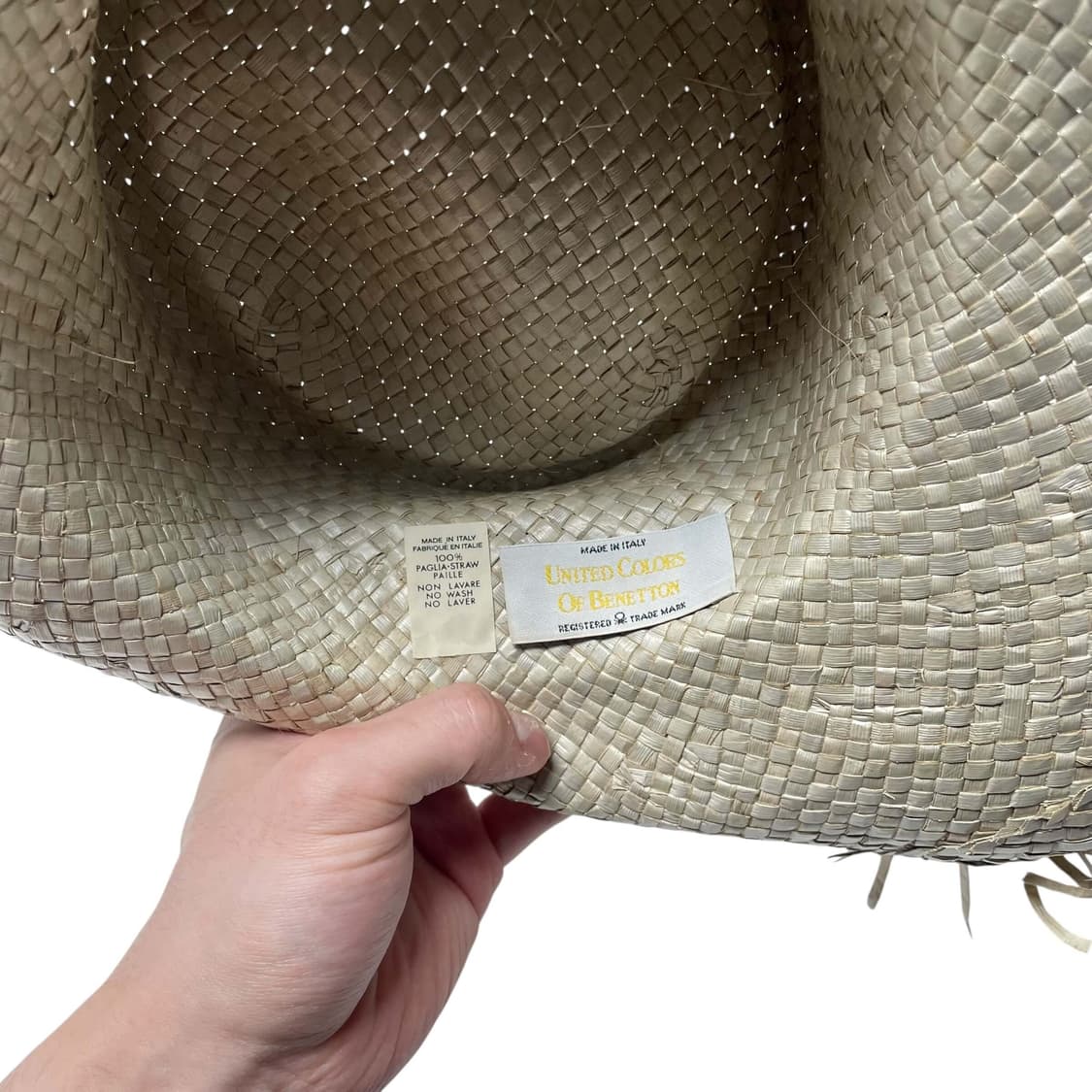 Benetton 밀집 모자(italy made) 상품이미지5