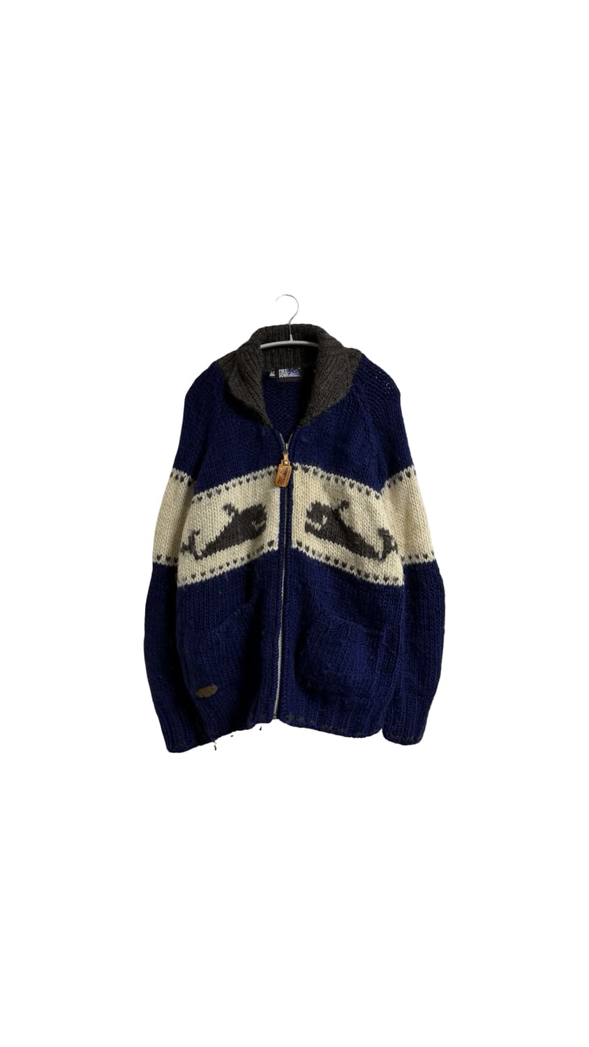 퍼스트 다운 코위찬 울 니트 가디건 상품이미지1