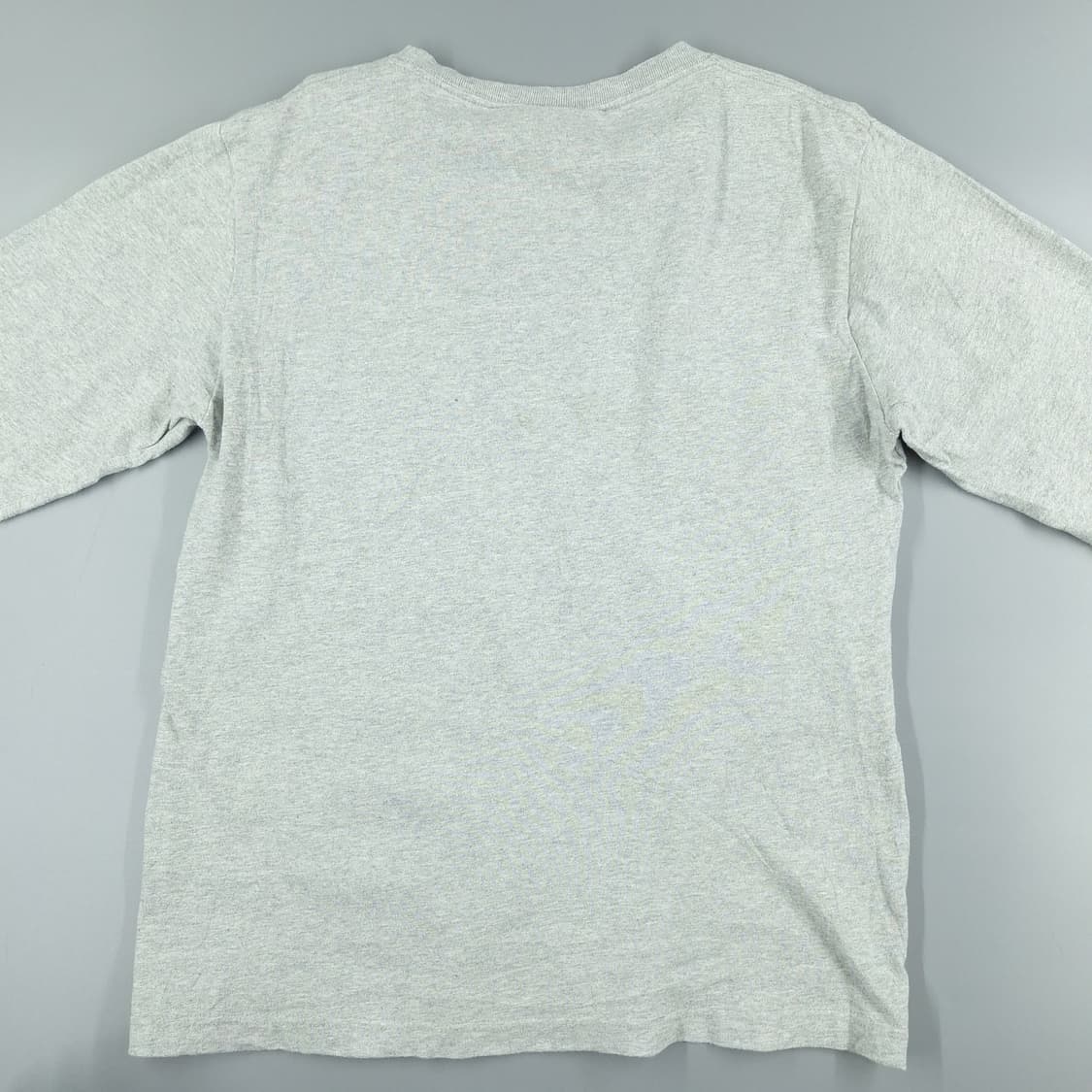 벤데이비스 그레이 체스트포켓 로고패치 코튼 긴팔 티셔츠 롱슬리브 M 상품이미지8