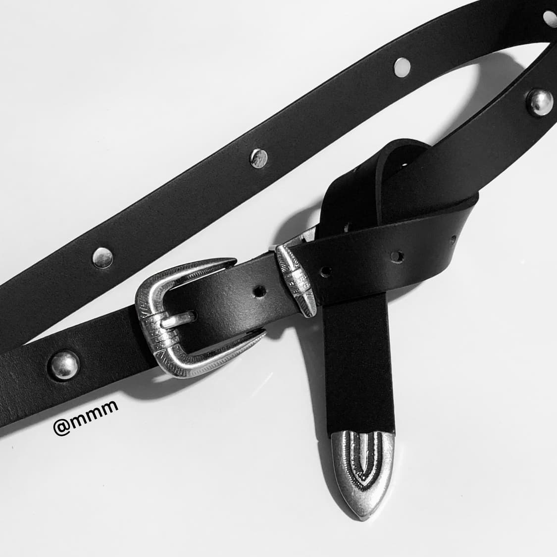 [Unisex] 웨스턴 스터드찡 벨트 상품이미지1