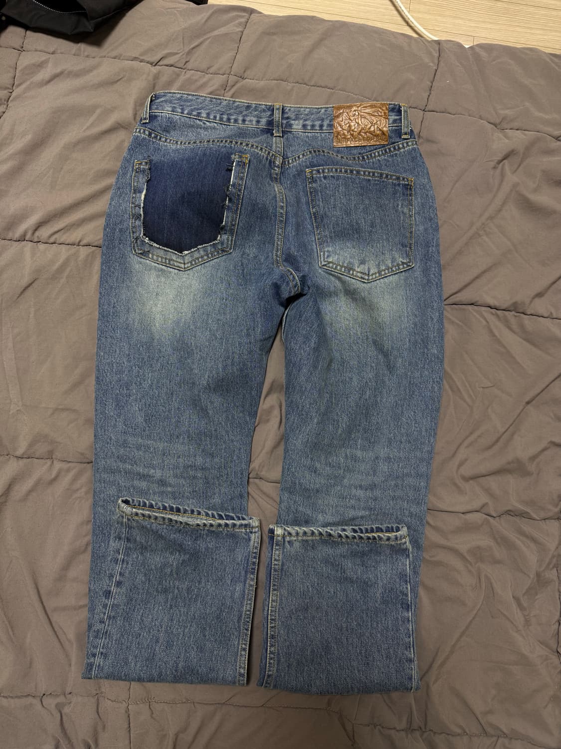 서피스에디션 LOST STRAIGHT 데님 팬츠 인디고 M사이즈 팝니다 상품이미지3