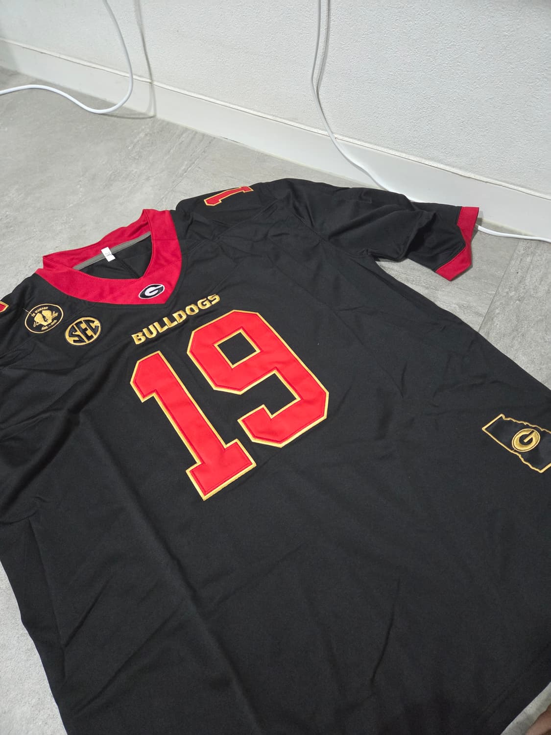 나이키/ NCAA 조지아 대학 풋볼 럭비져지 /3XL 상품이미지2