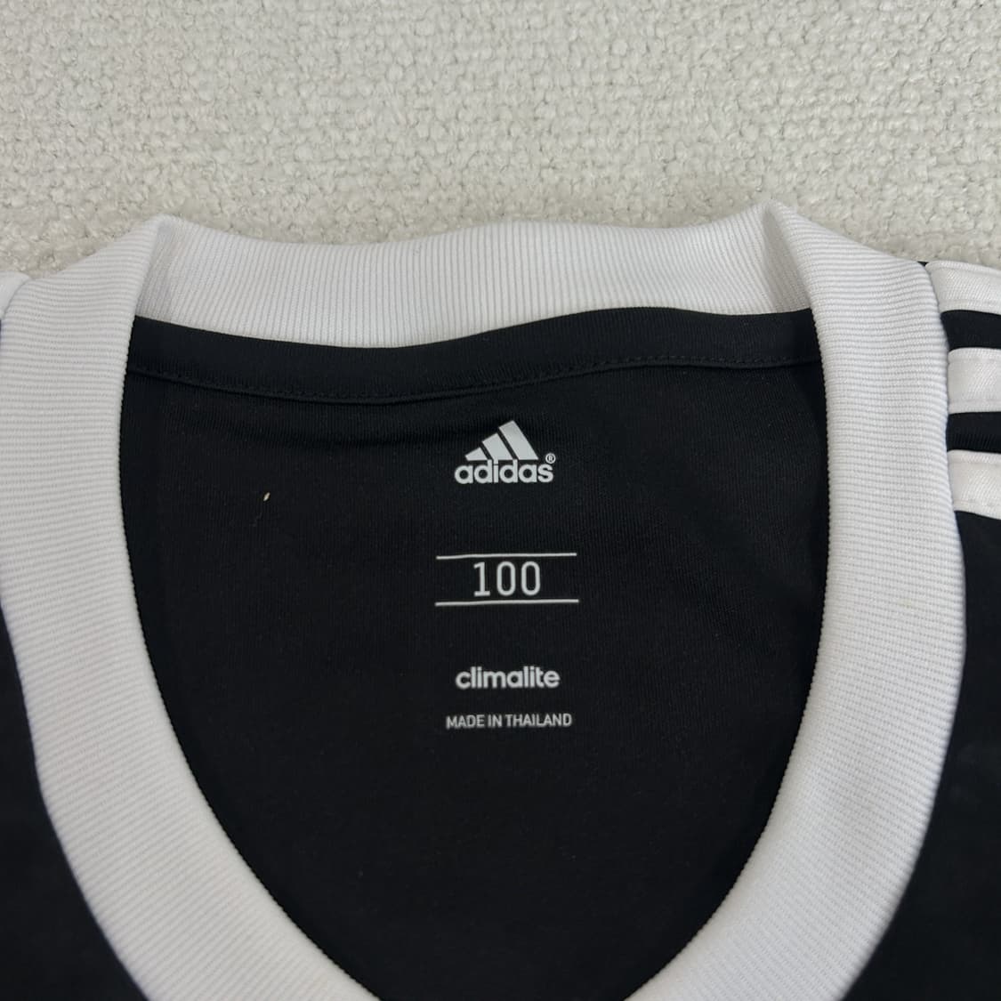 아디다스 삼선 스트라이프 반팔 티셔츠 L 상품이미지2
