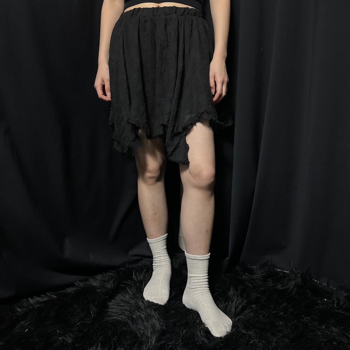 🎸블랙 그런지 미니스커트🎸 상품이미지1