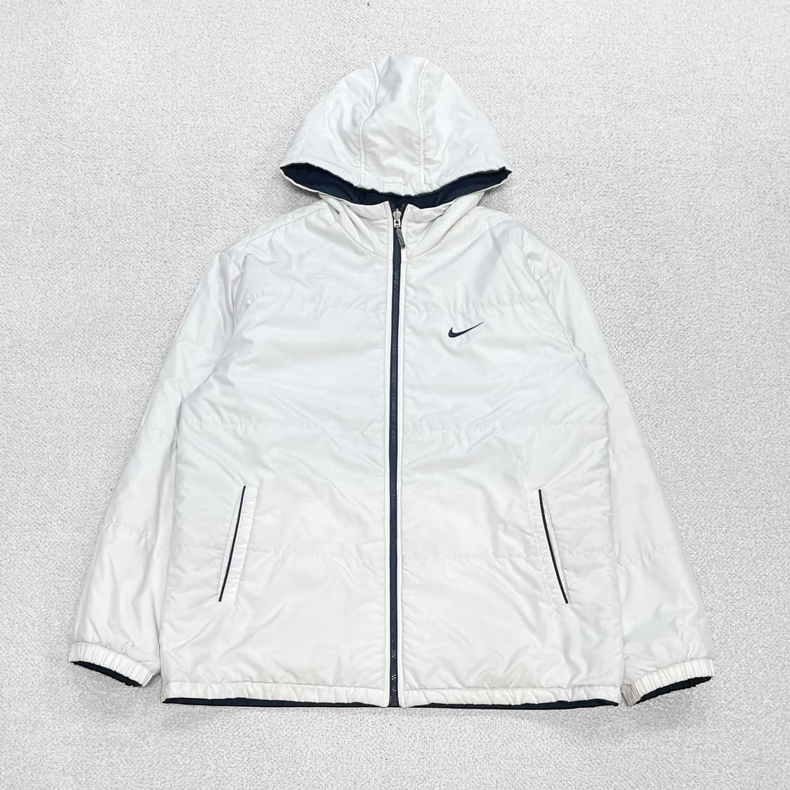 나이키 00s 올드스쿨 테니스 빅 로고 리버시블 후드 점퍼 상품이미지3