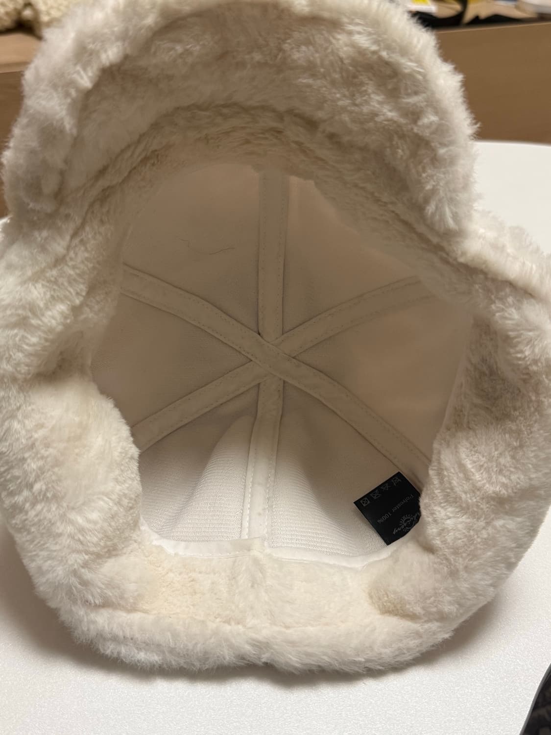 아이보리 귀달이 캡모자 상품이미지3