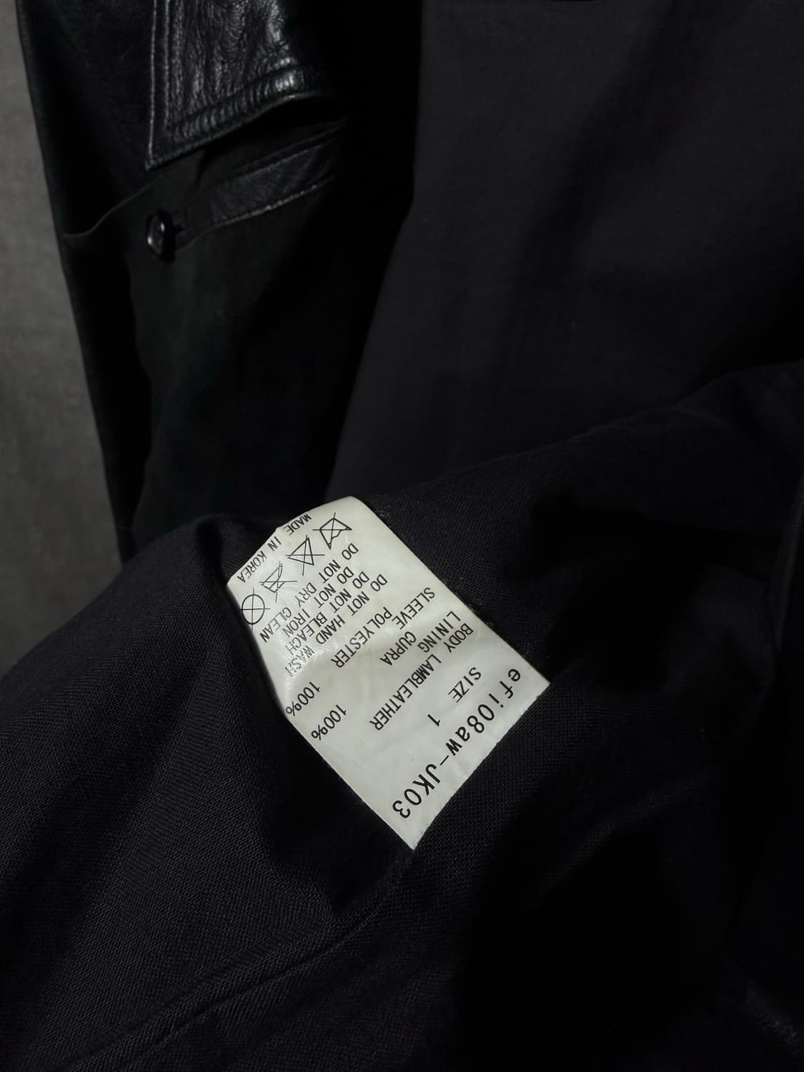 Comme des Garçons Homme Plus Back zip Bl 상품이미지8
