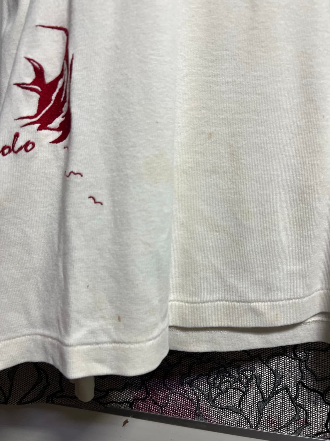 폴로 랄프로렌 헨리넥 롱슬리브 아이보리 상품이미지4