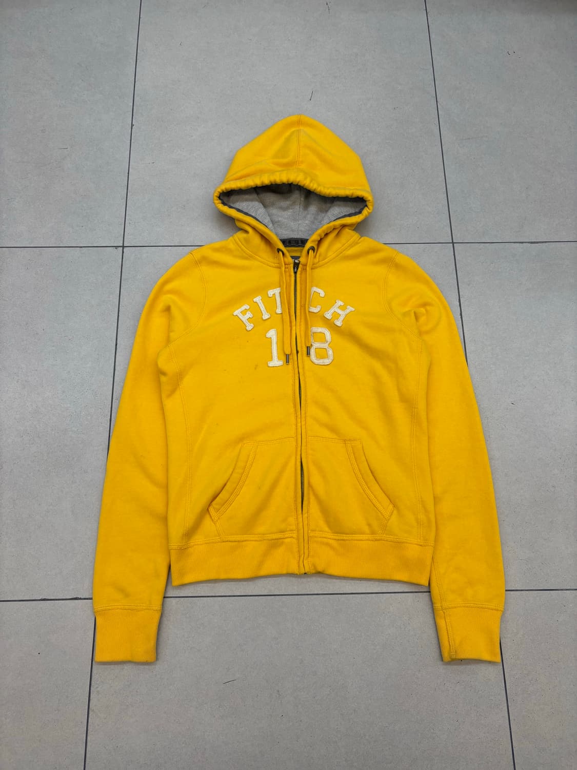 아베크롬비 18 후드집업 옐로우 상품이미지3