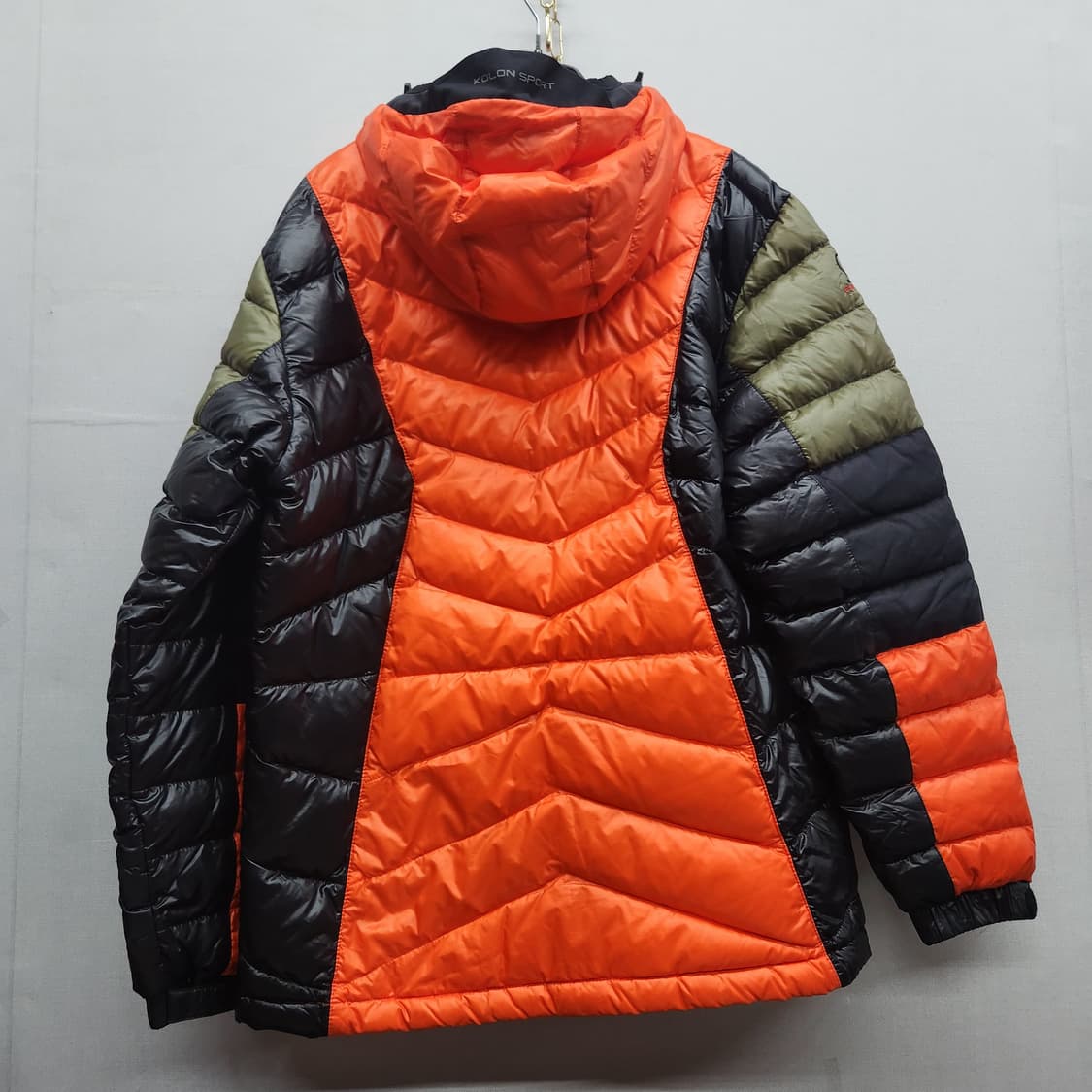 코오롱스포츠 700 풀집업 스트링 투웨이 구스다운 경량패딩 L 상품이미지3