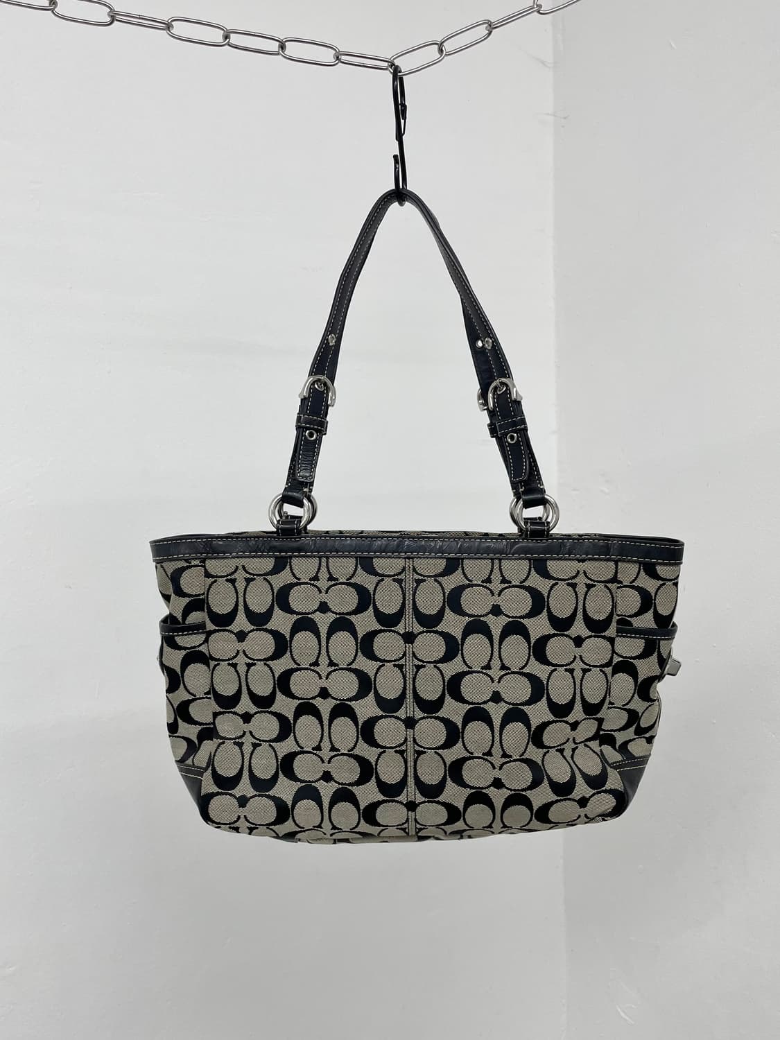 코치 자카드 시그니처 숄더백  상품이미지9