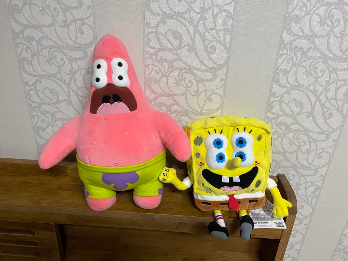 cpfm 유니클로 스폰지밥 뚱이 인형 세트 상품이미지1